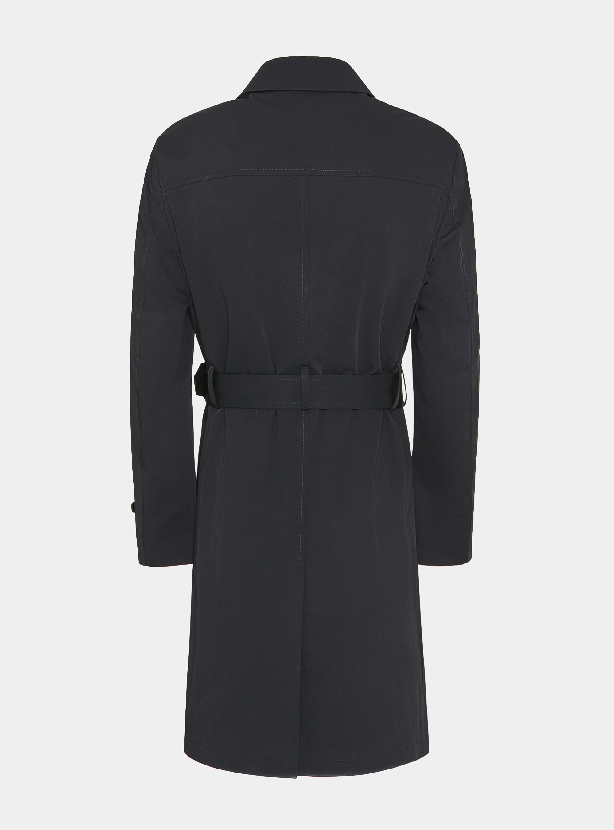 Trench in twill di cotone, BLU NAVY