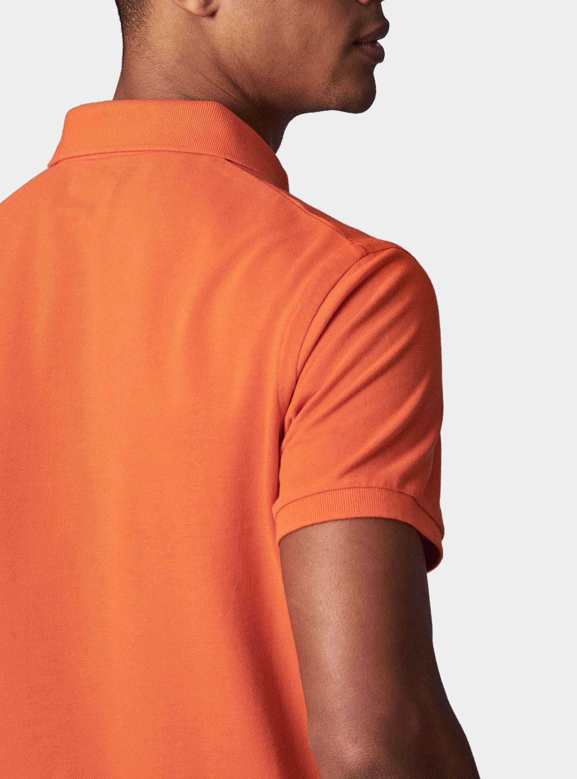 Basic piquet polo, ORANGE