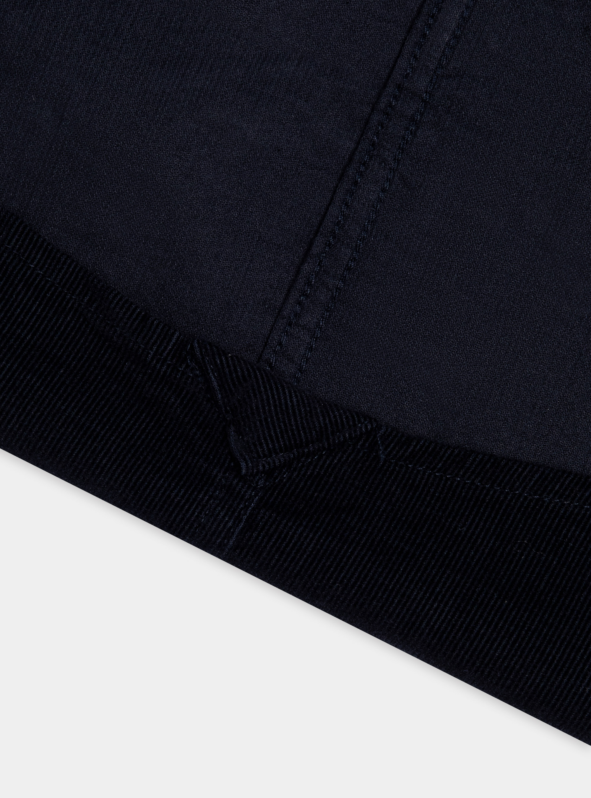 Hemd mit Button-Down-Kragen aus Baumwollsamt, NAVY 0218C
