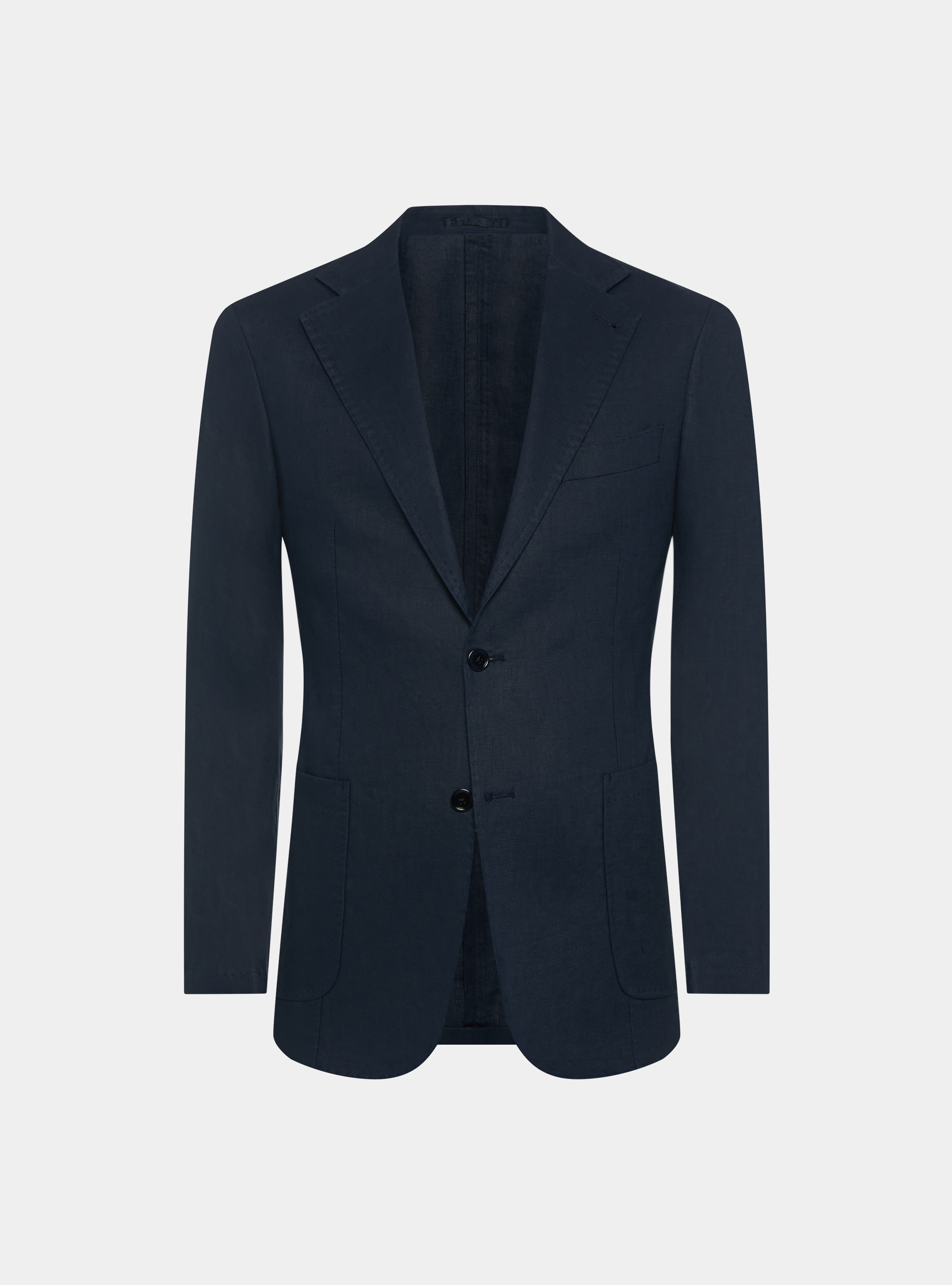 Giacca in puro lino, BLU NAVY