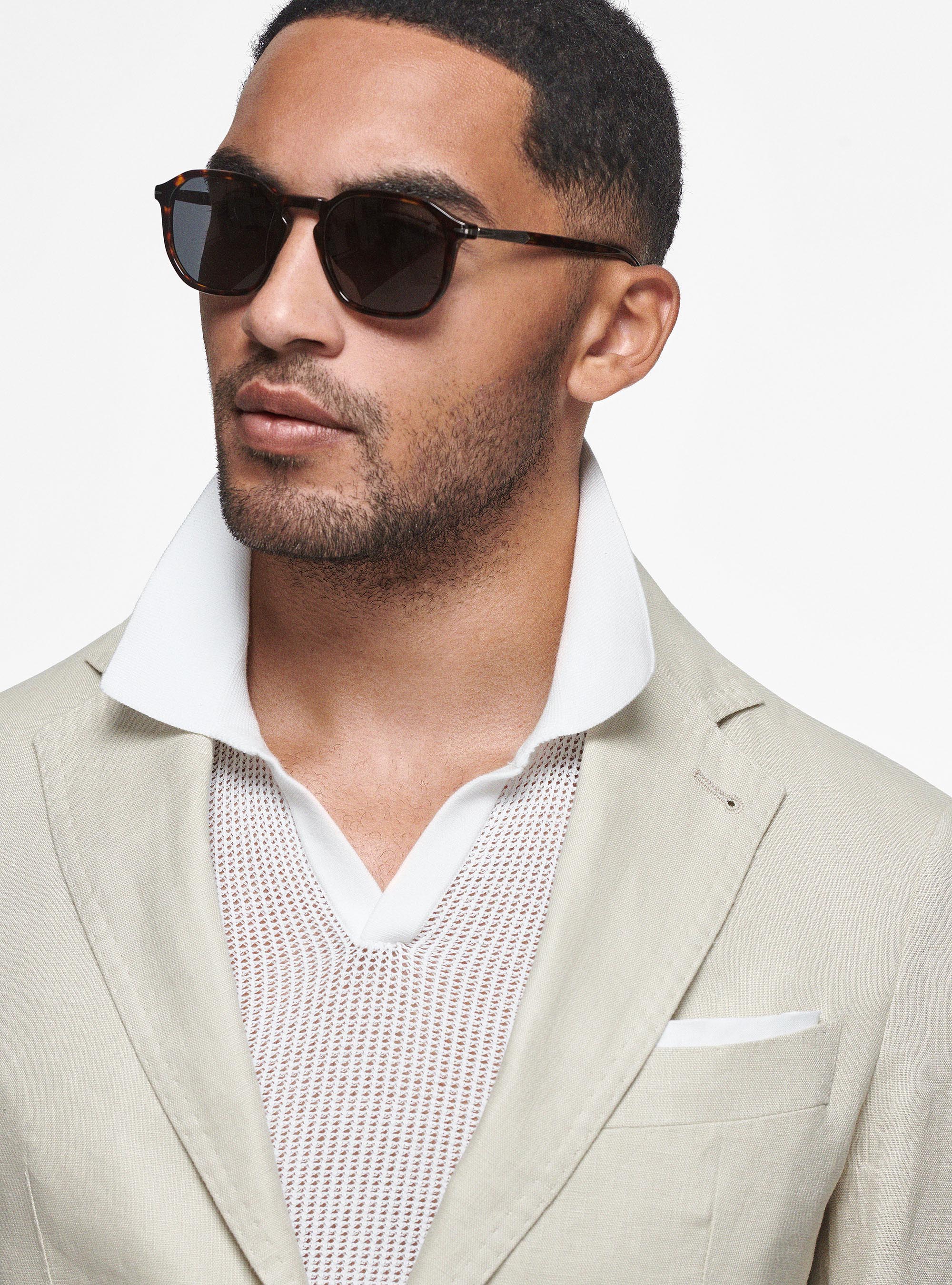 Pure linen blazer, ECRU