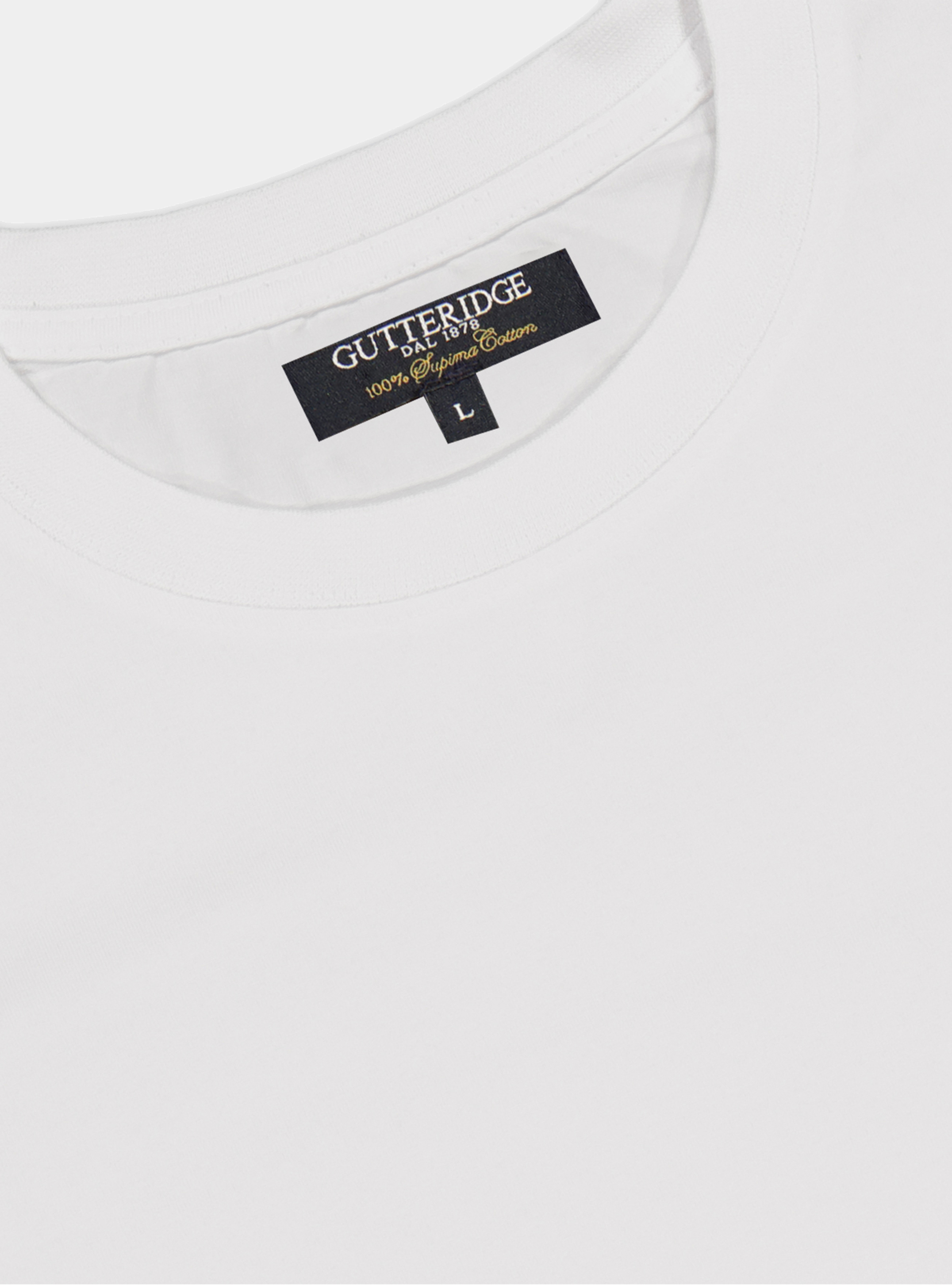 Solid-coloured cotton jersey Tshirt, WHITE