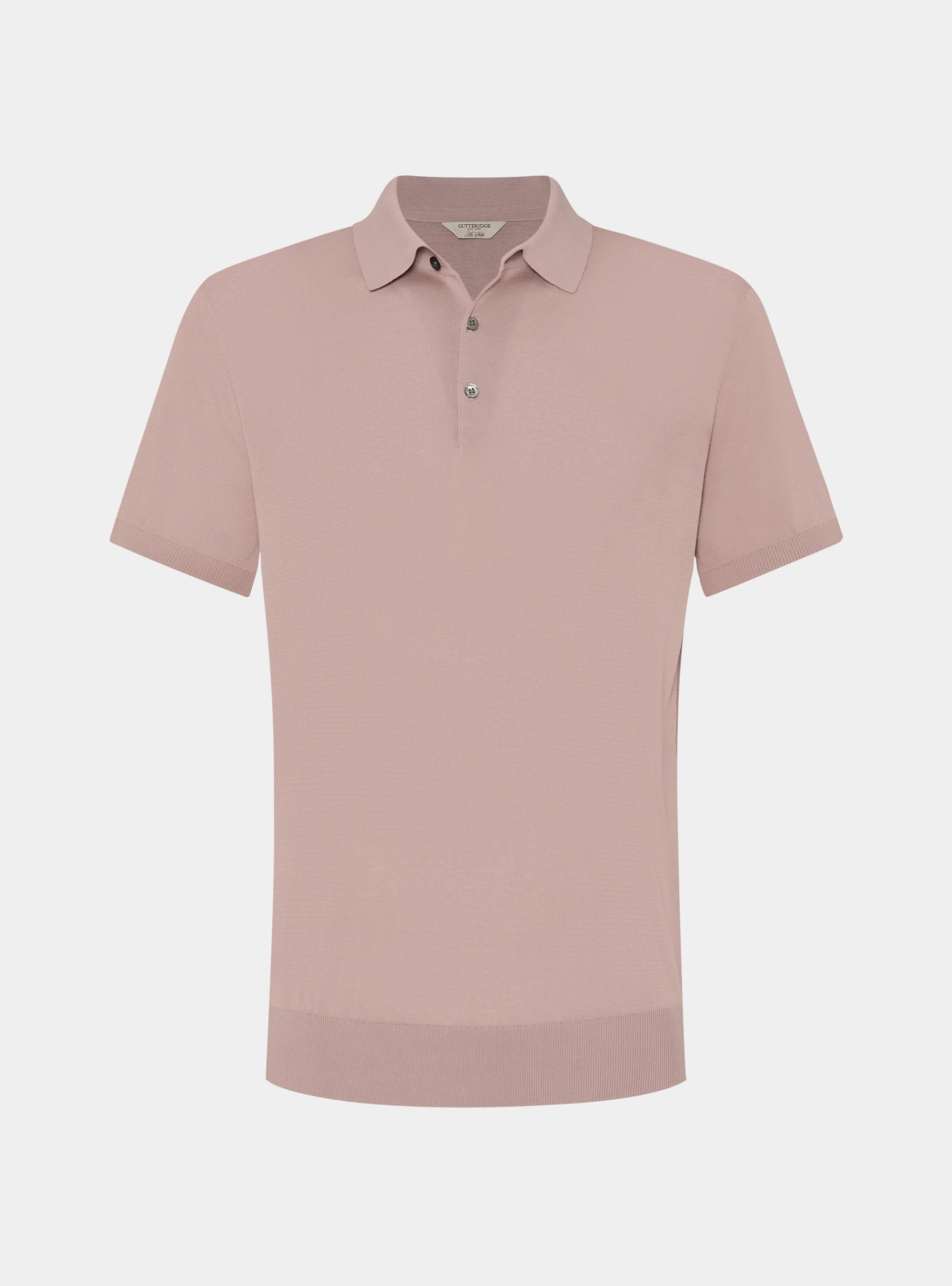 Polo de algod&oacute;n y seda, 0441C ROSA SCURO