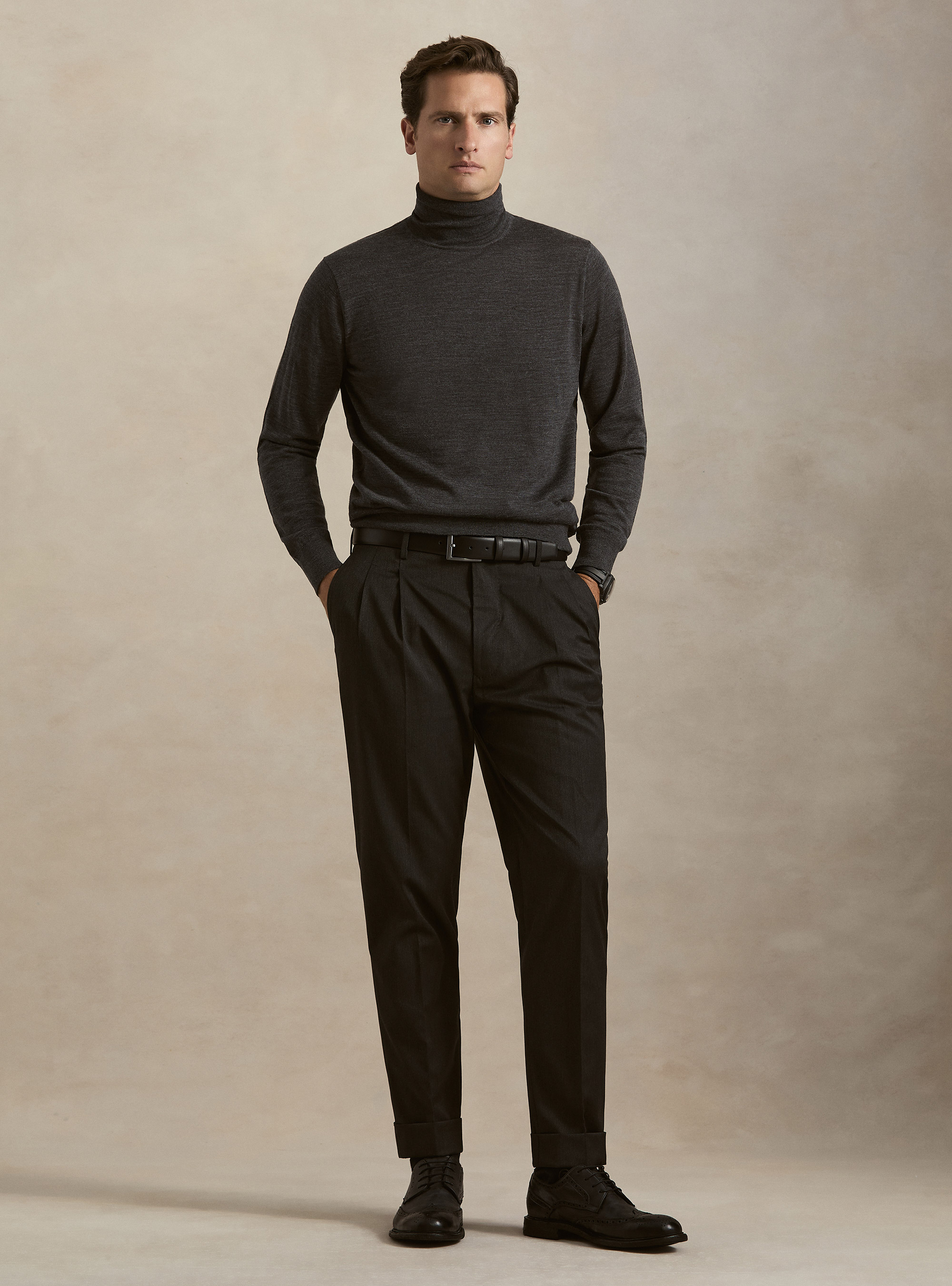 Tailored trousers, ASPHALT GREY