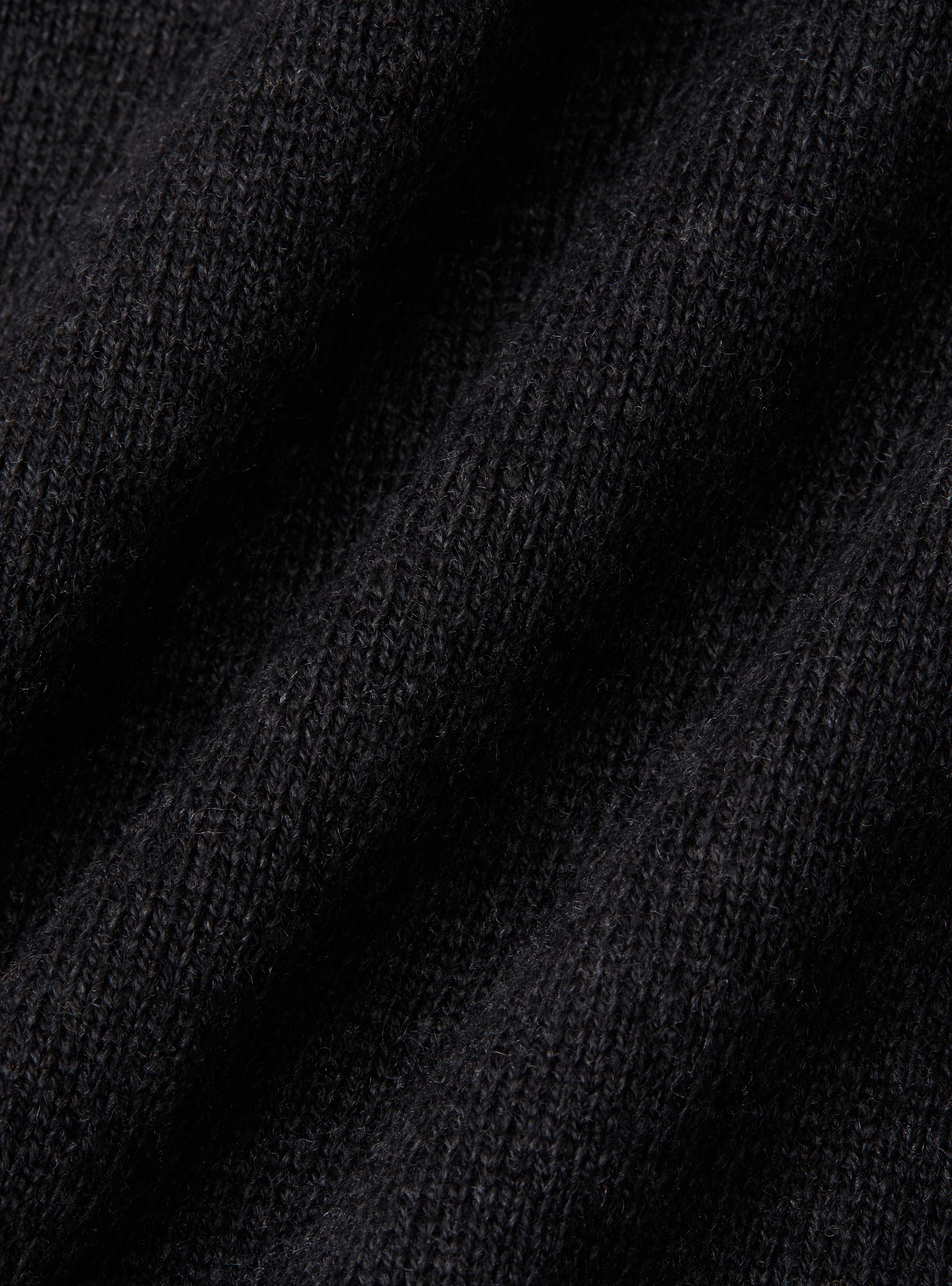 Gilet con bottoni in maglia misto lana, ASFALTO