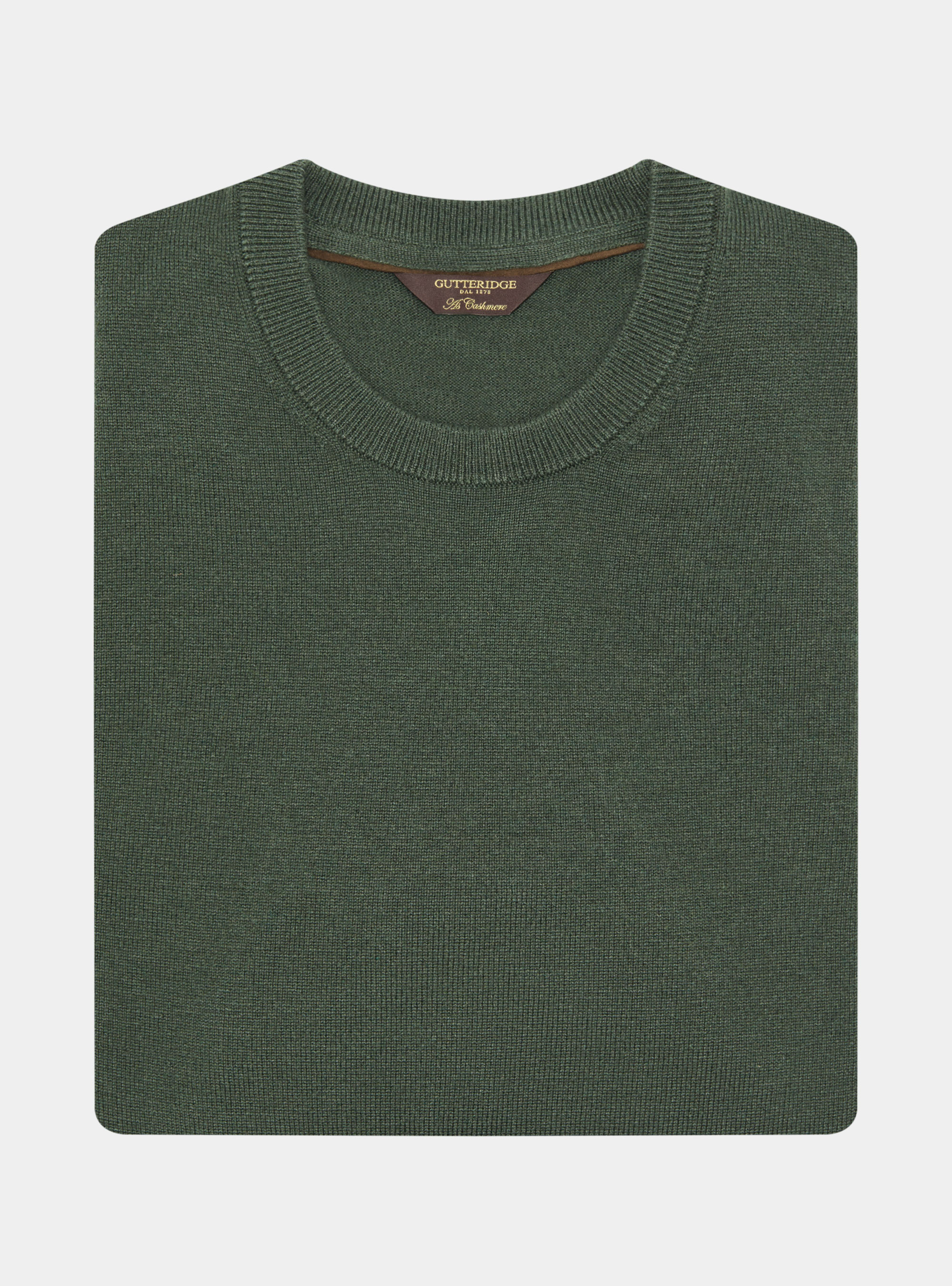 Crew-neck sweater in wool blend, MILITARE 0609C