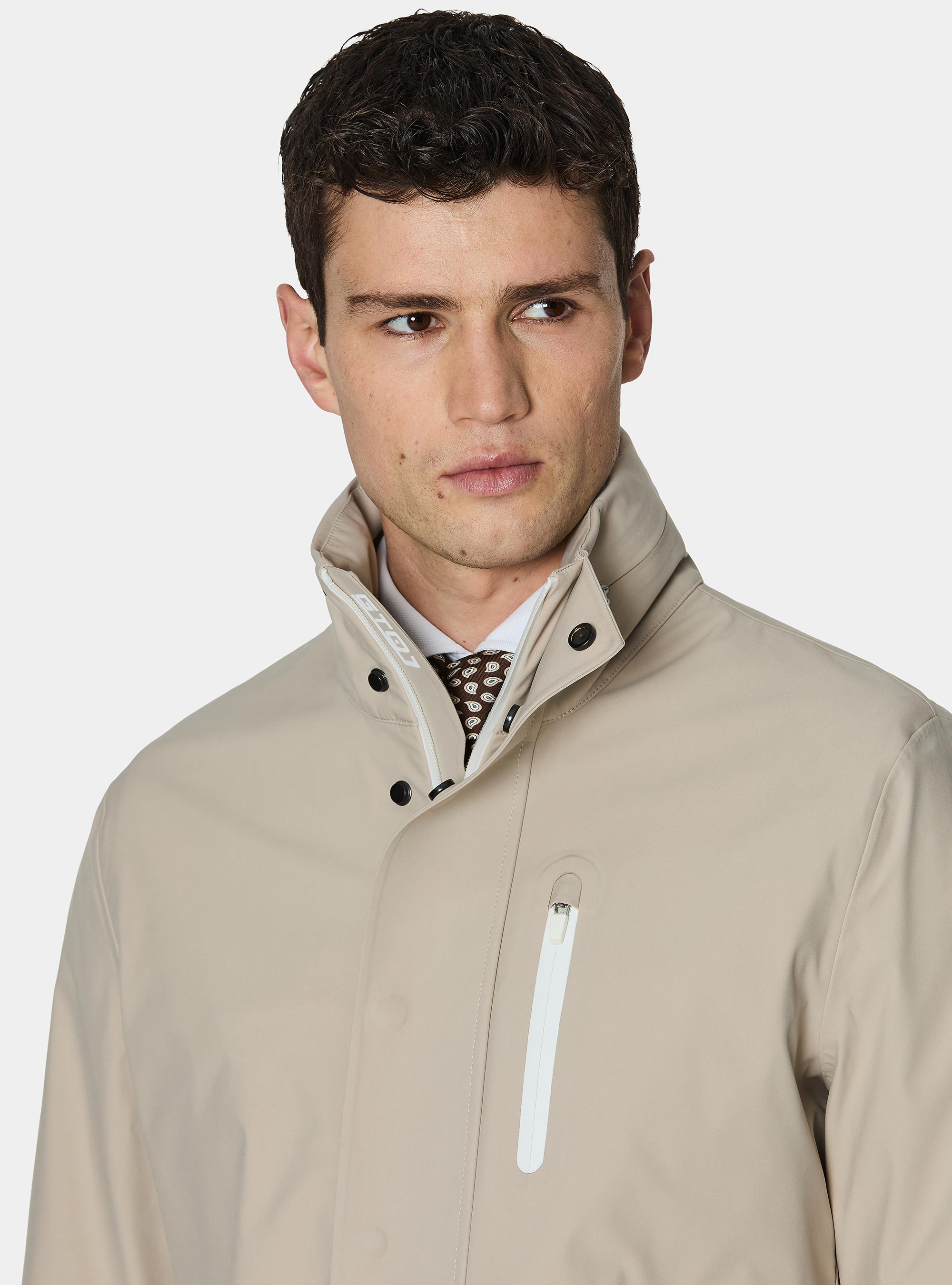 Blouson long GT01 en tissu technique, &Atilde; CRU