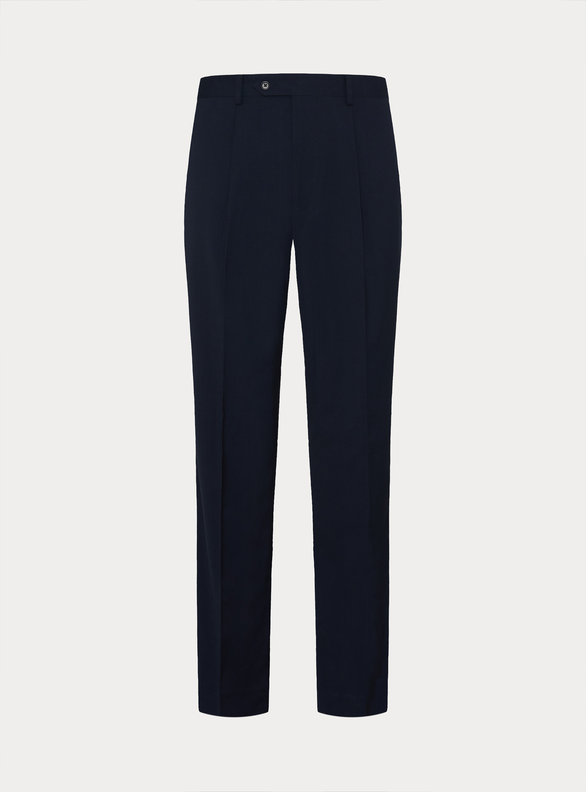 Pantalon large &agrave; pinces, BLEU MARINE