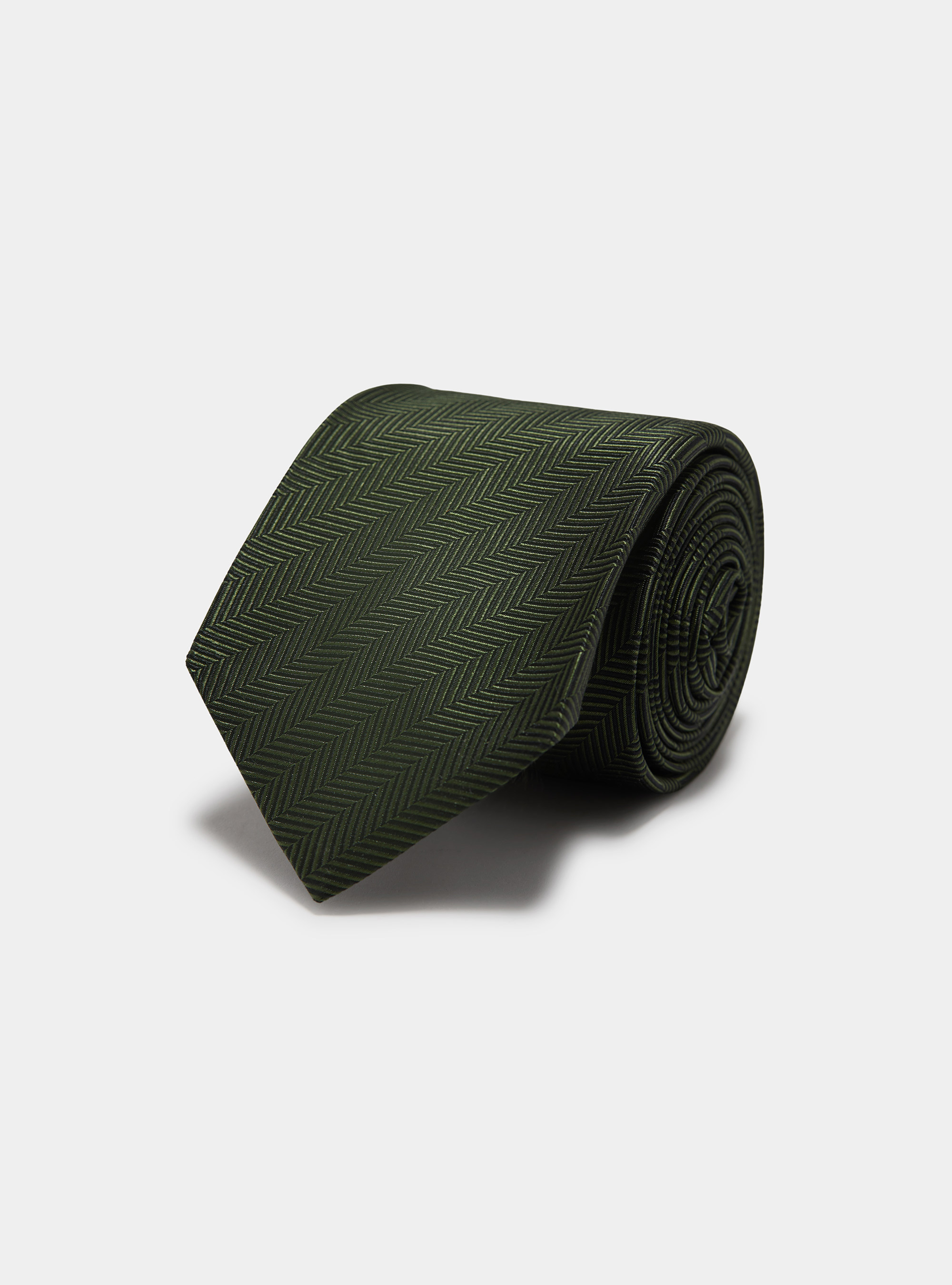 Herringbone silk tie, MILITARE 0609C