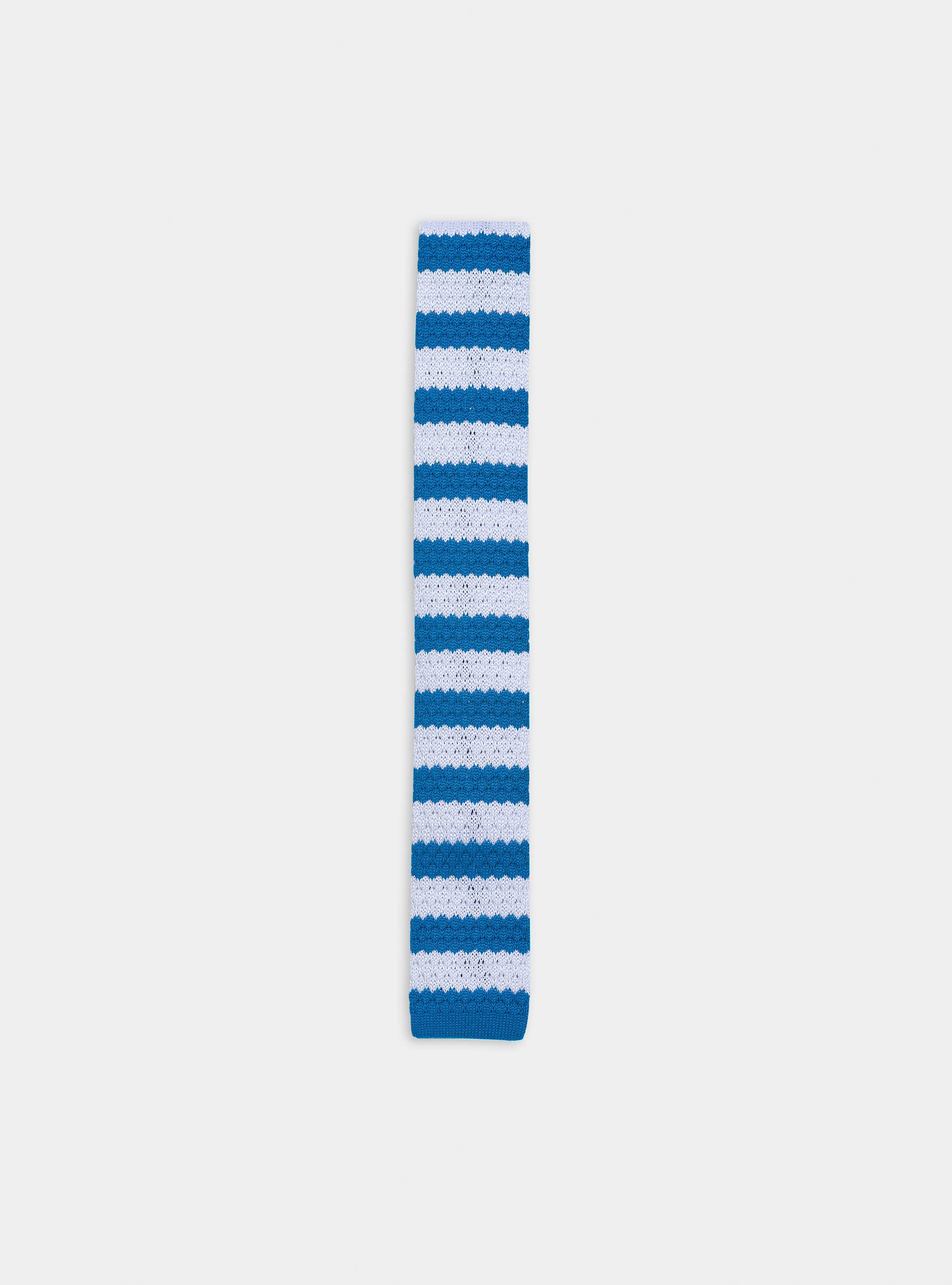 Striped knit tie, ROYALE 0253C