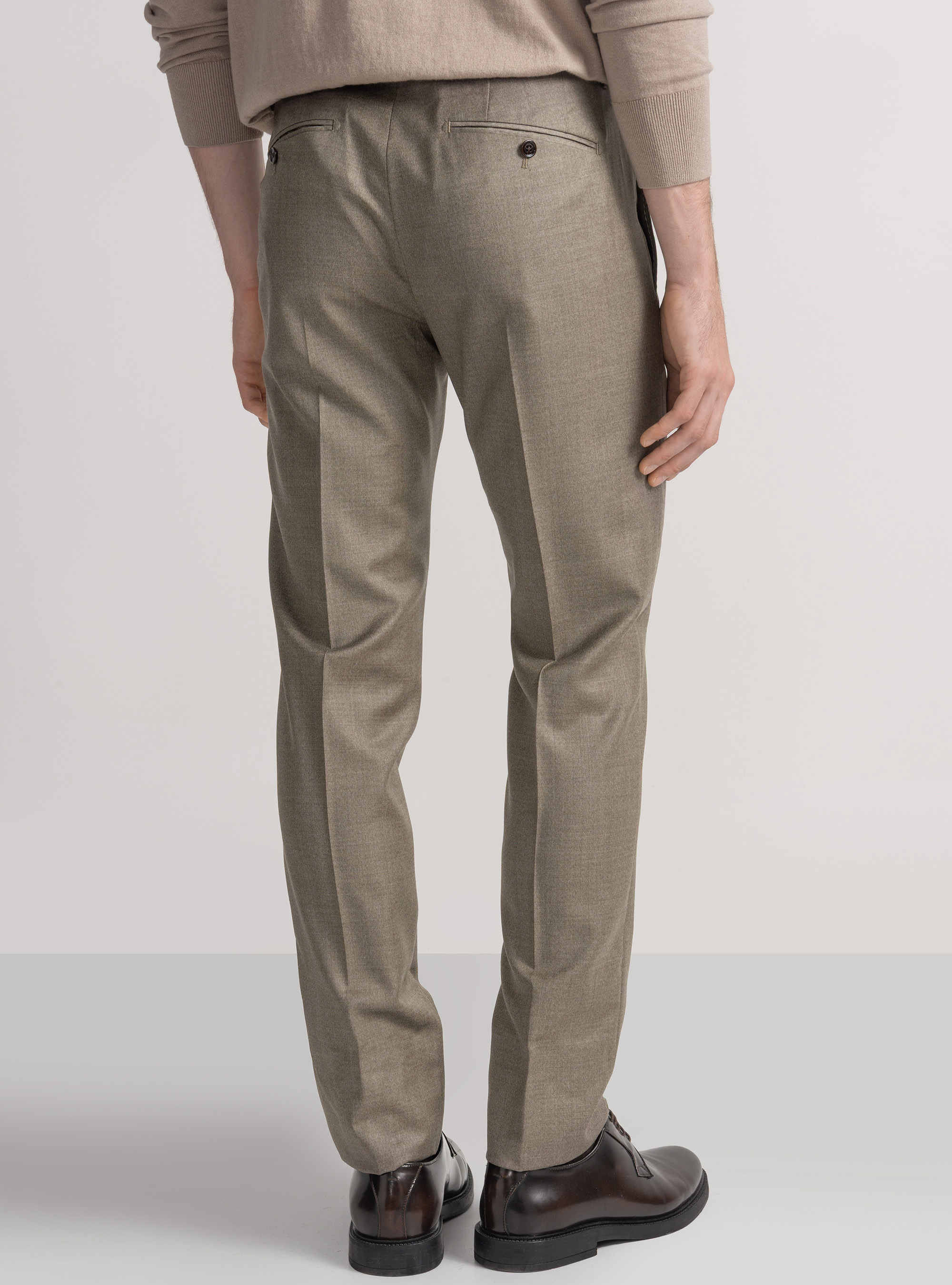 Pure wool suit trousers Vitale Barberis Canonico, SAND