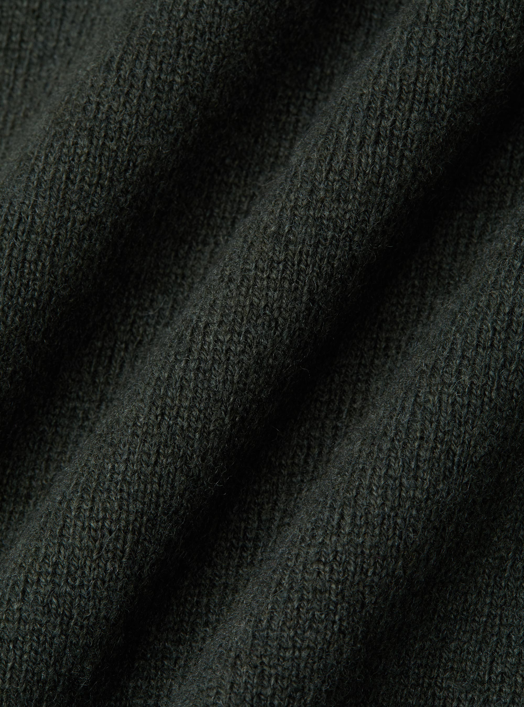 Maglia a polo in lana e cashmere, MILITARE 0609C