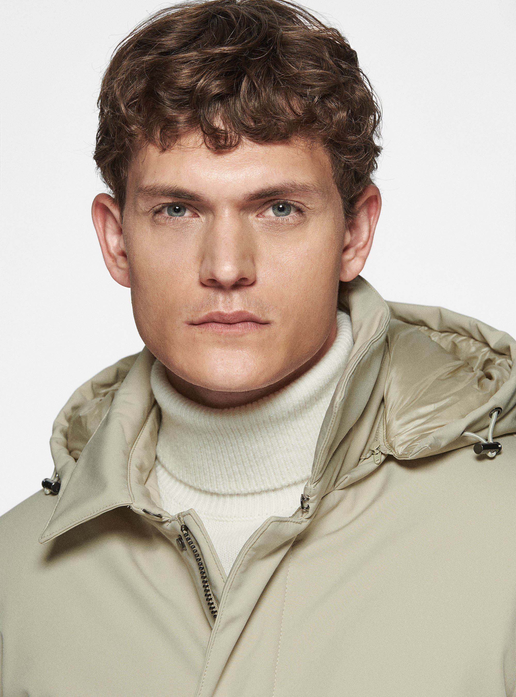 Parka technique avec rembourrage recycl&eacute;, SABLE
