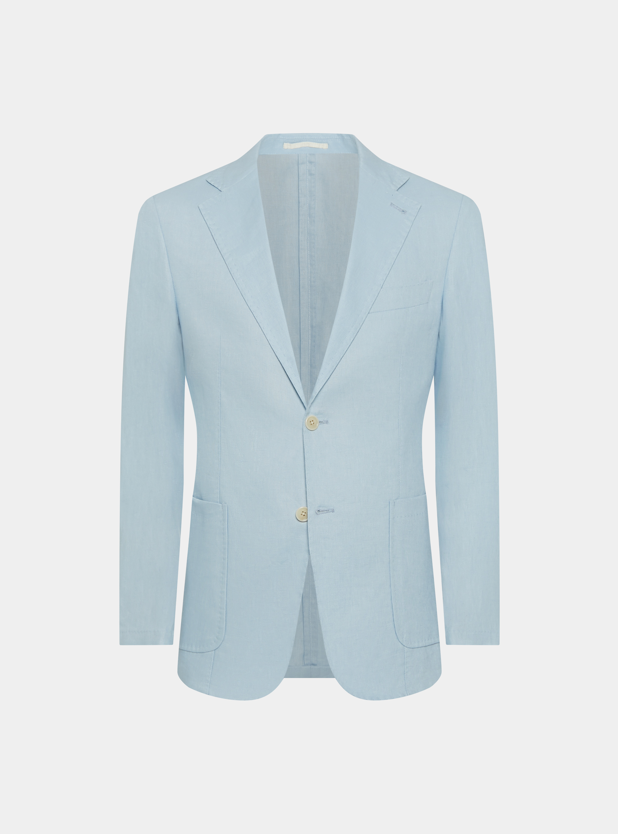 Giacca in puro lino, AZZURRO