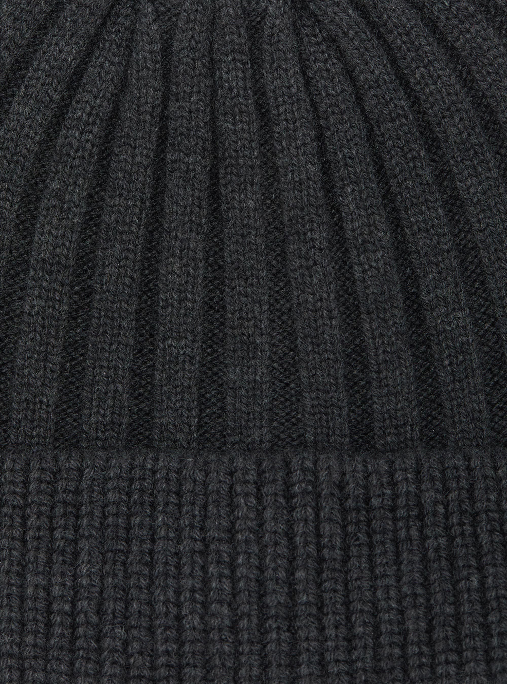 Cappello costa inglese in misto cashmere, ASFALTO