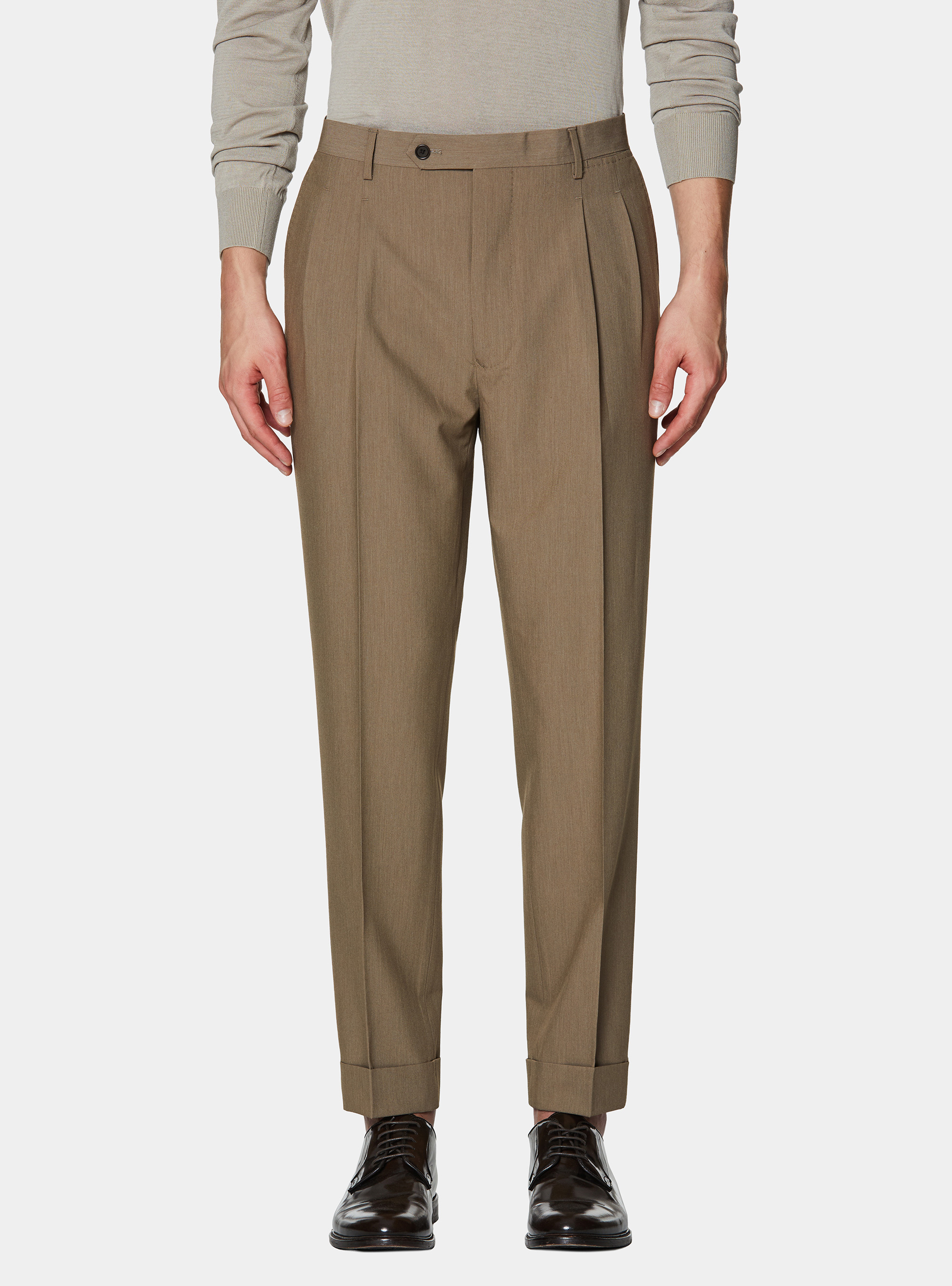 Klassische Hose mit Bundfalten, FANGO 0569C