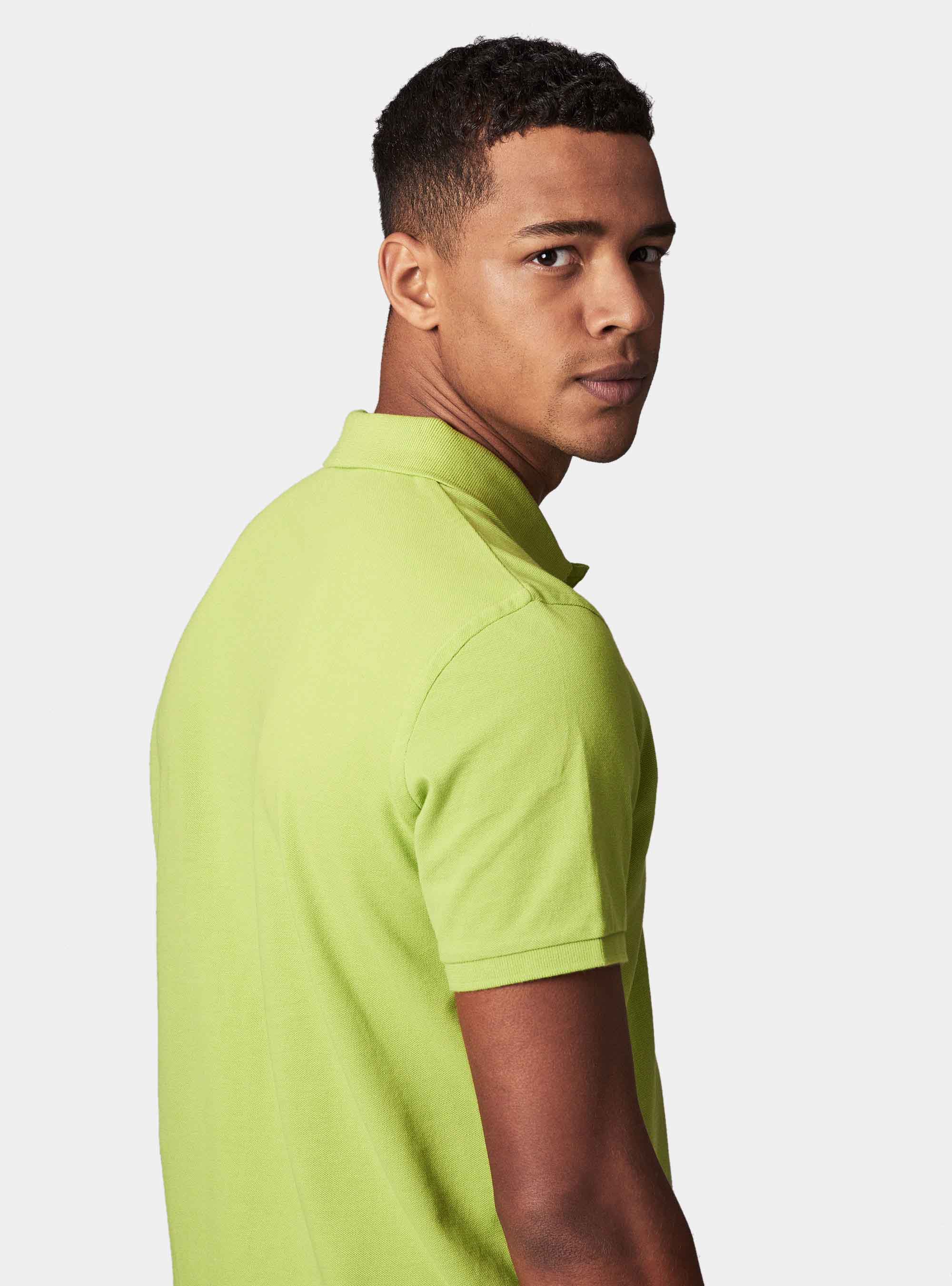 Basic piquet polo, GREEN