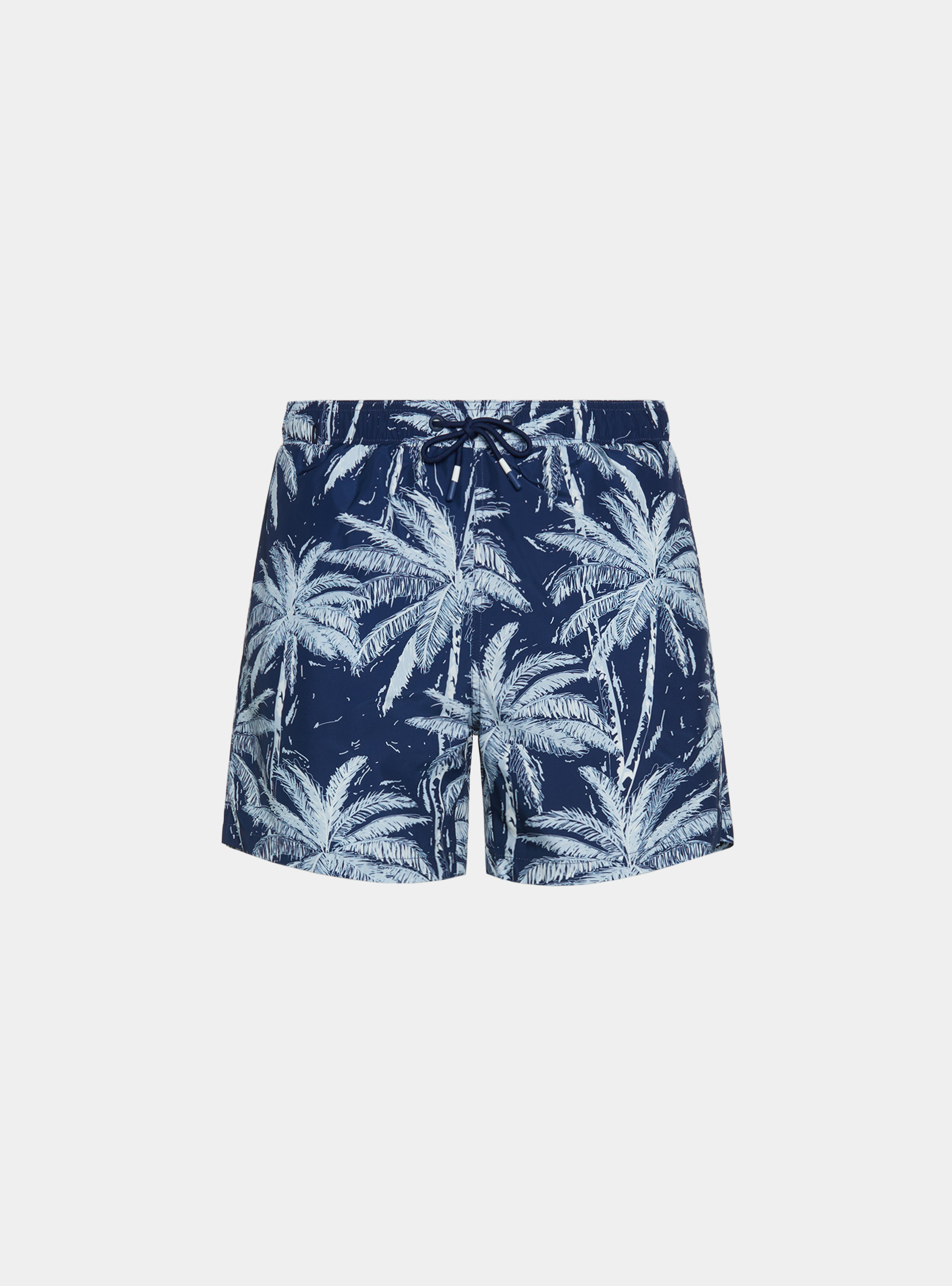 Badeanz&uuml;ge mit Palmenmuster, NAVY 0218C