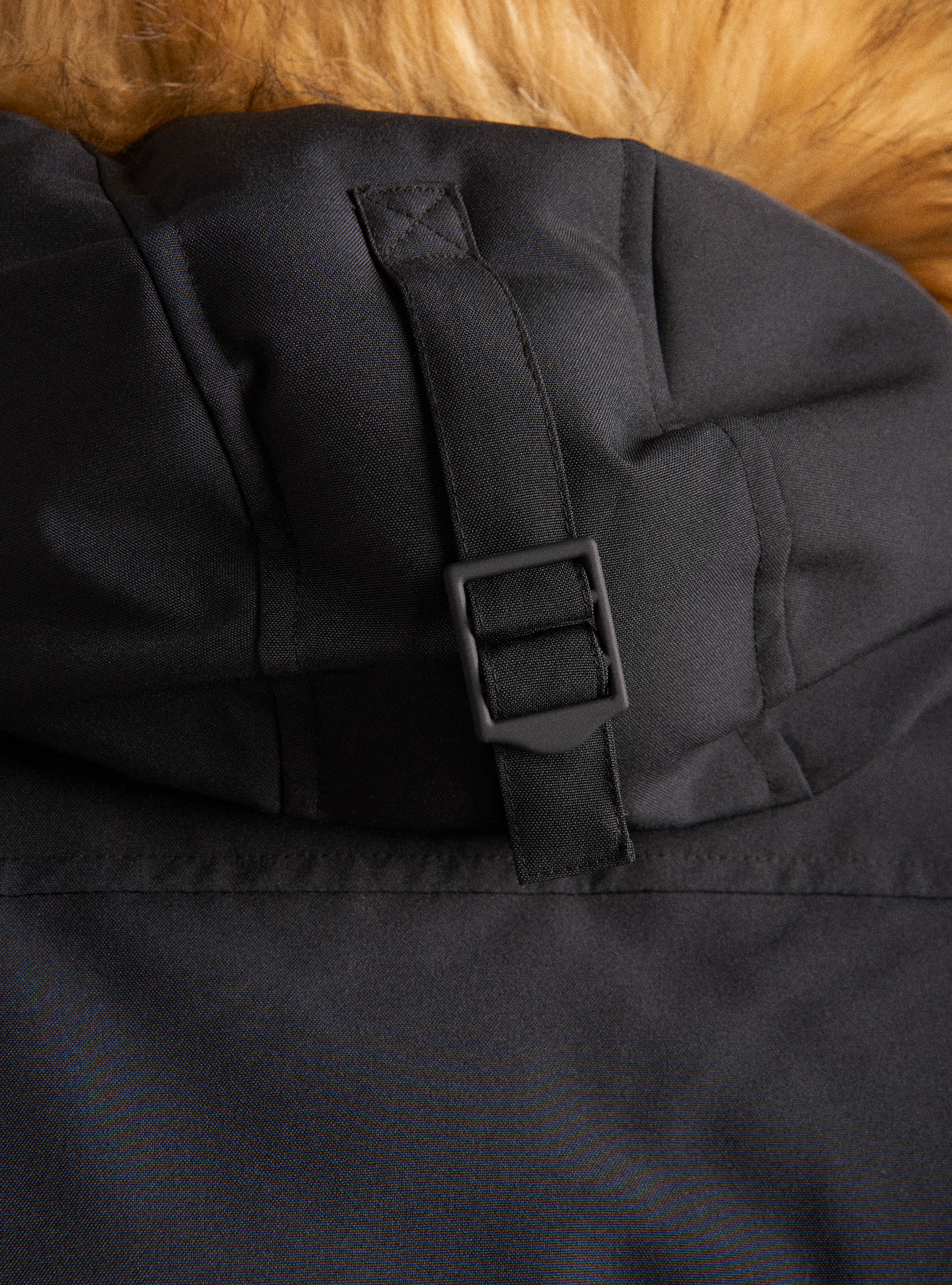 Quilted padded jacket with hood, NAVY BLUE