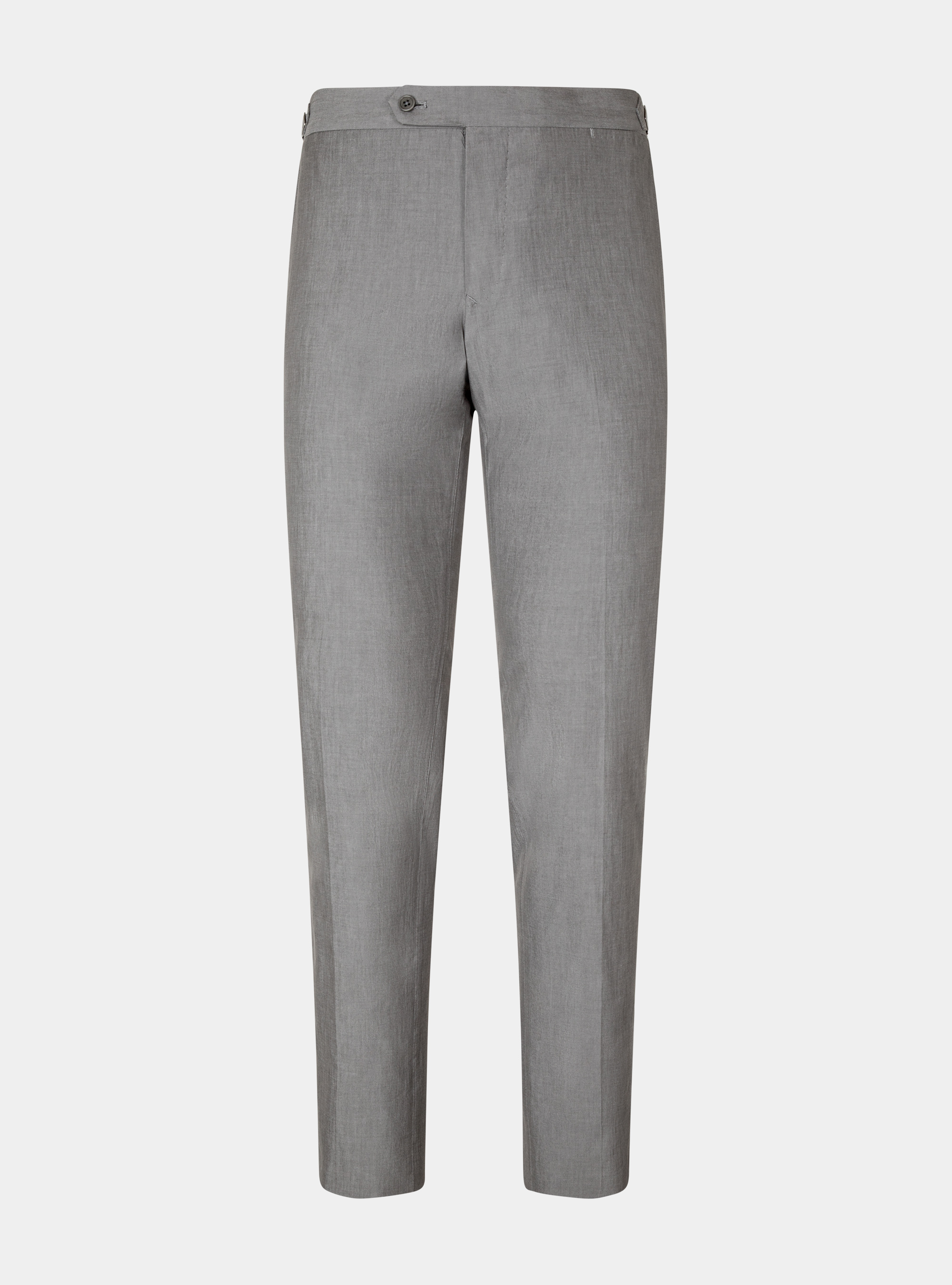 Pantaloni per abito in misto cotone DUEMILAGORI, GRIGIO CHIARO MELANGE