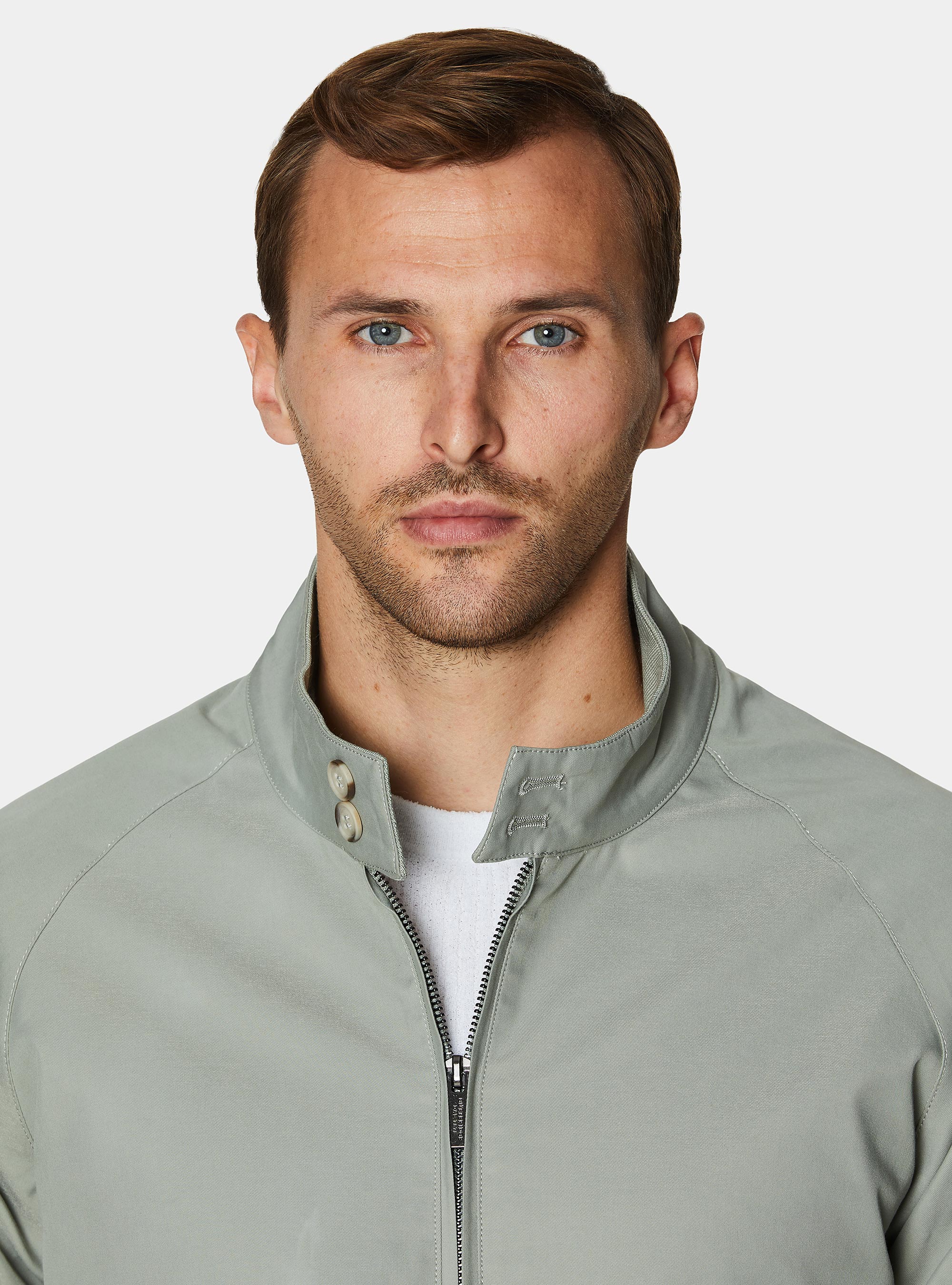 Cotton blend bomber jacket, SALVIA 0602C