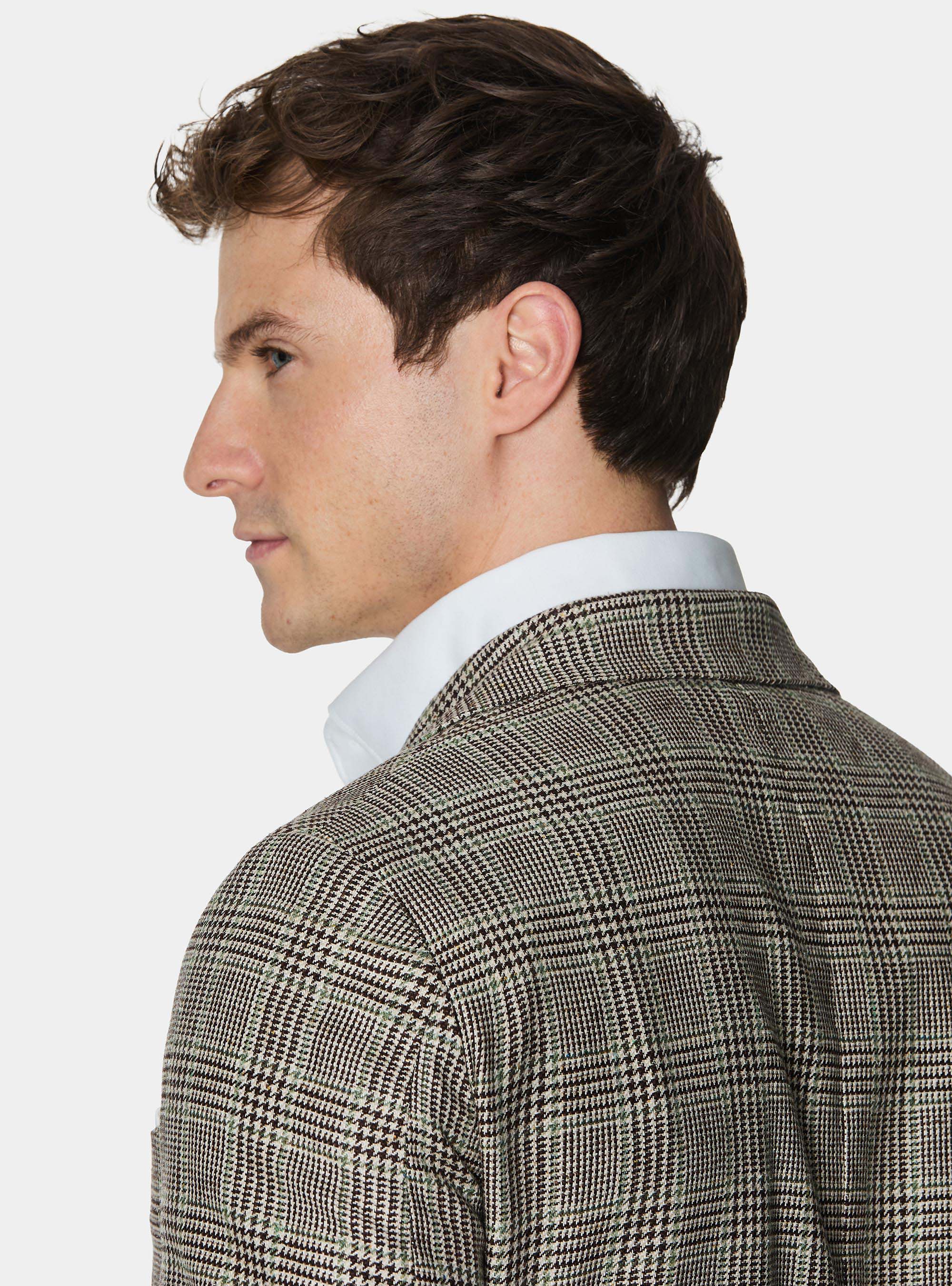 Gemusterte Jacke aus reiner Seide, FANGO 0569C