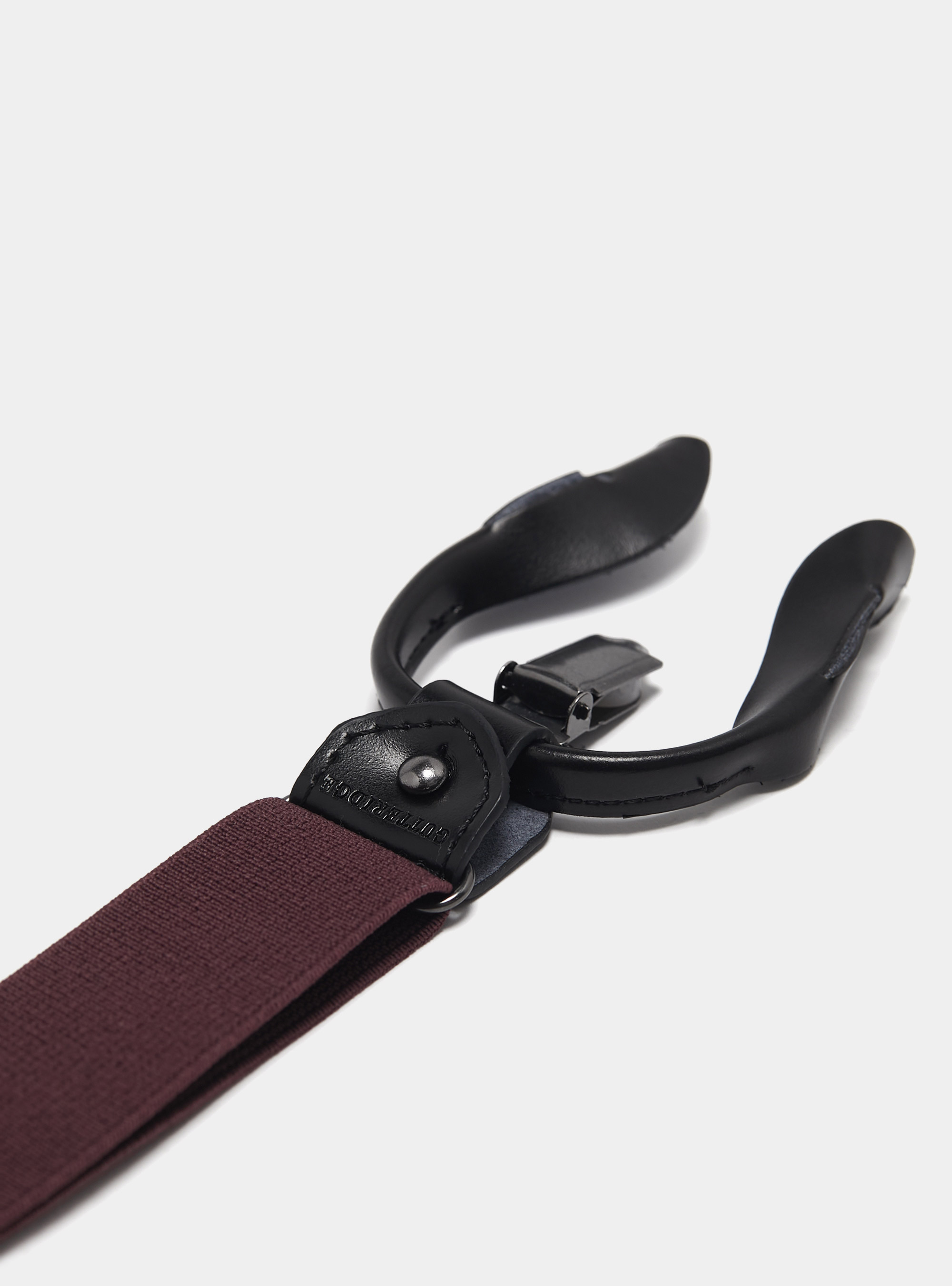 Solid color braces, BORDEAUX