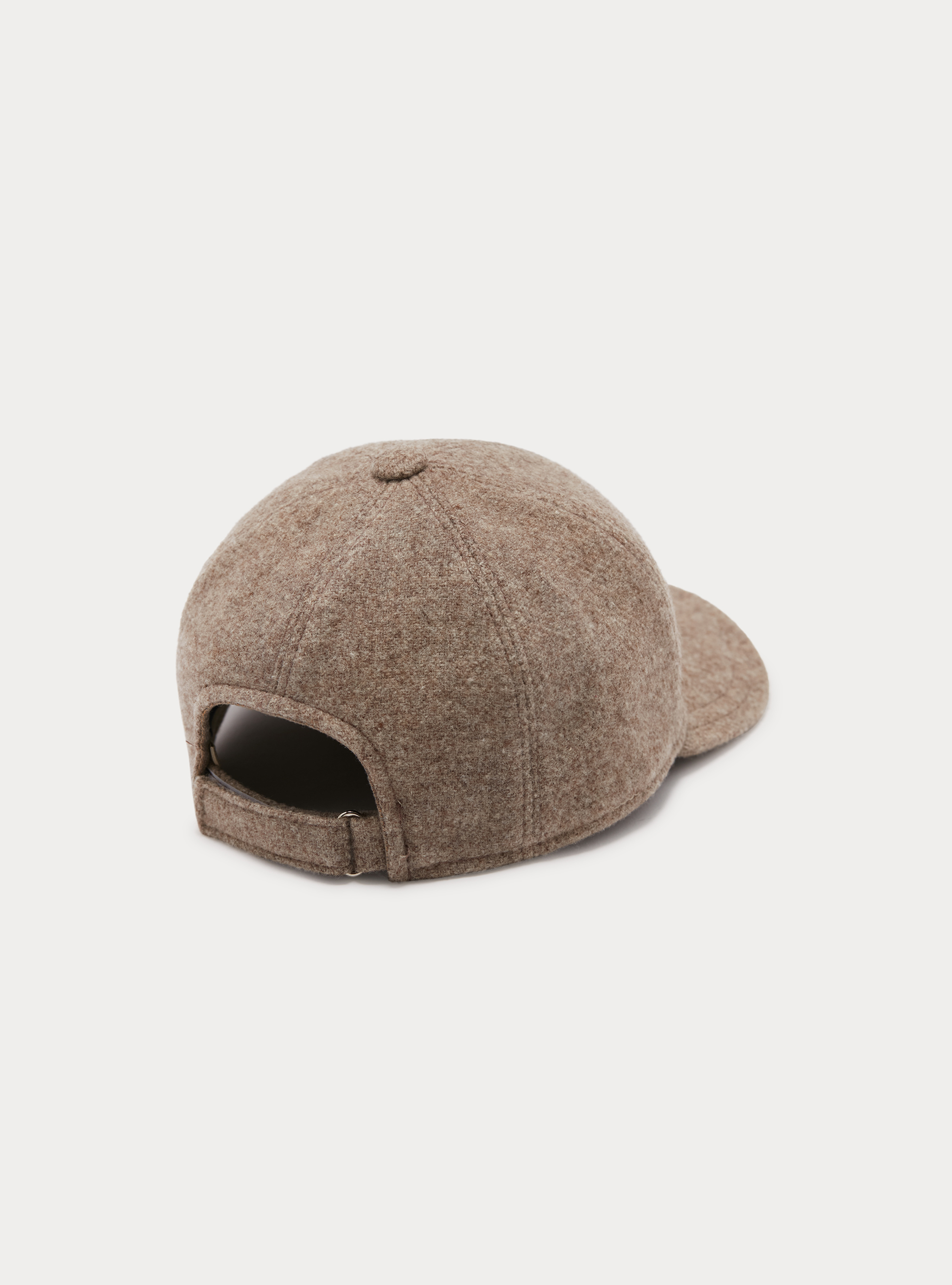 100% wool baseball hat, SAND