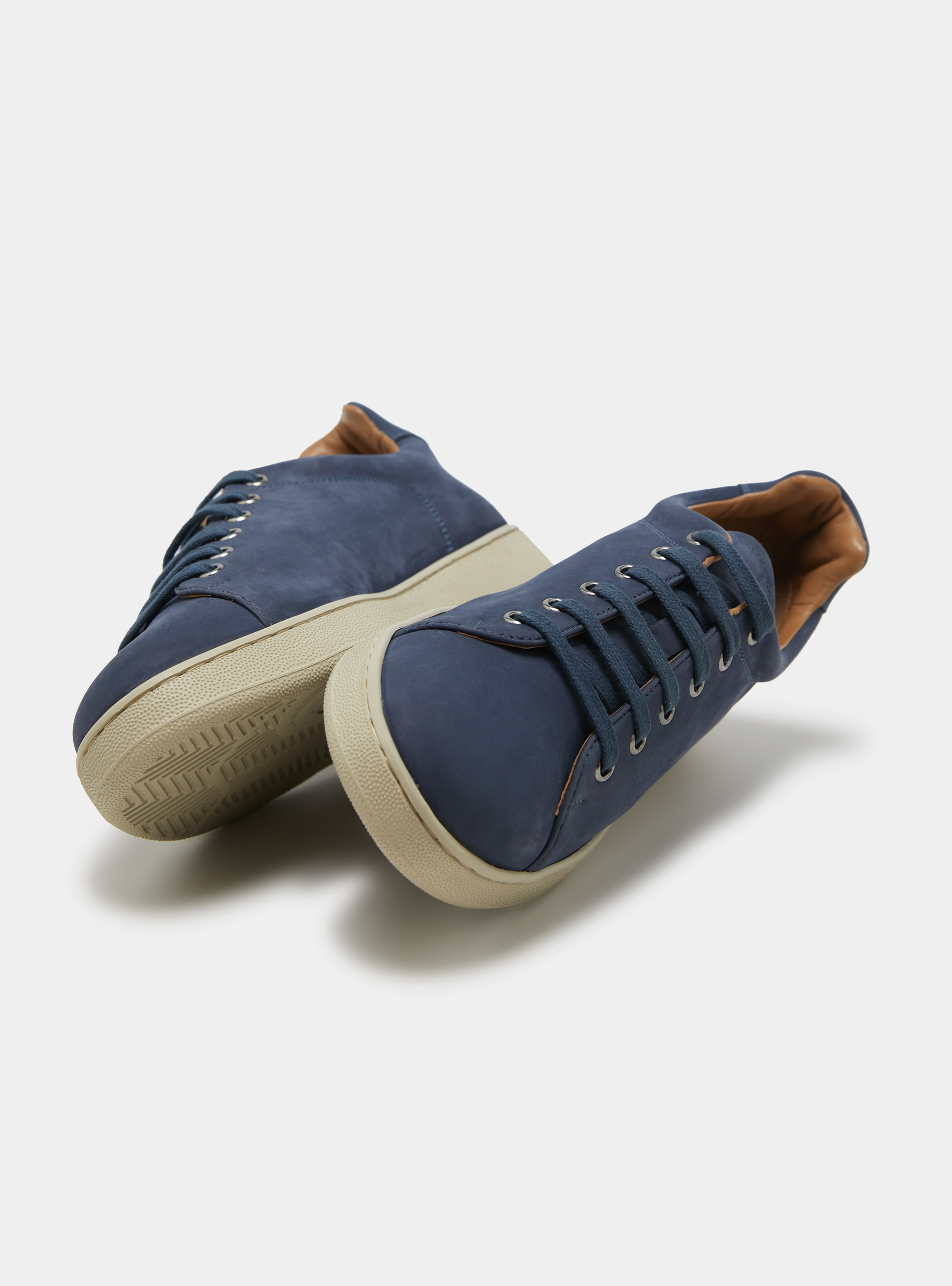 Sneakers in nabuk, 0243C DENIM