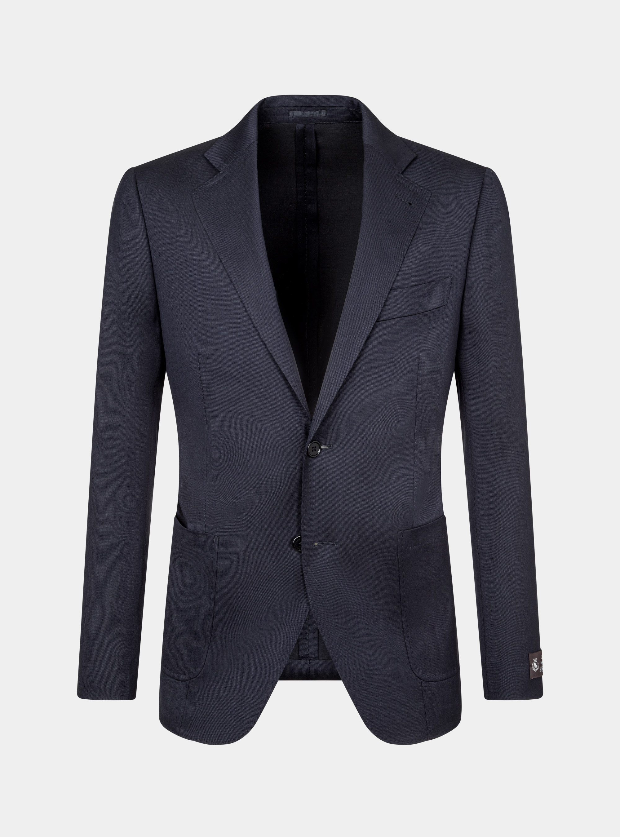 Giacca travel in pura lana stretch, BLU NAVY