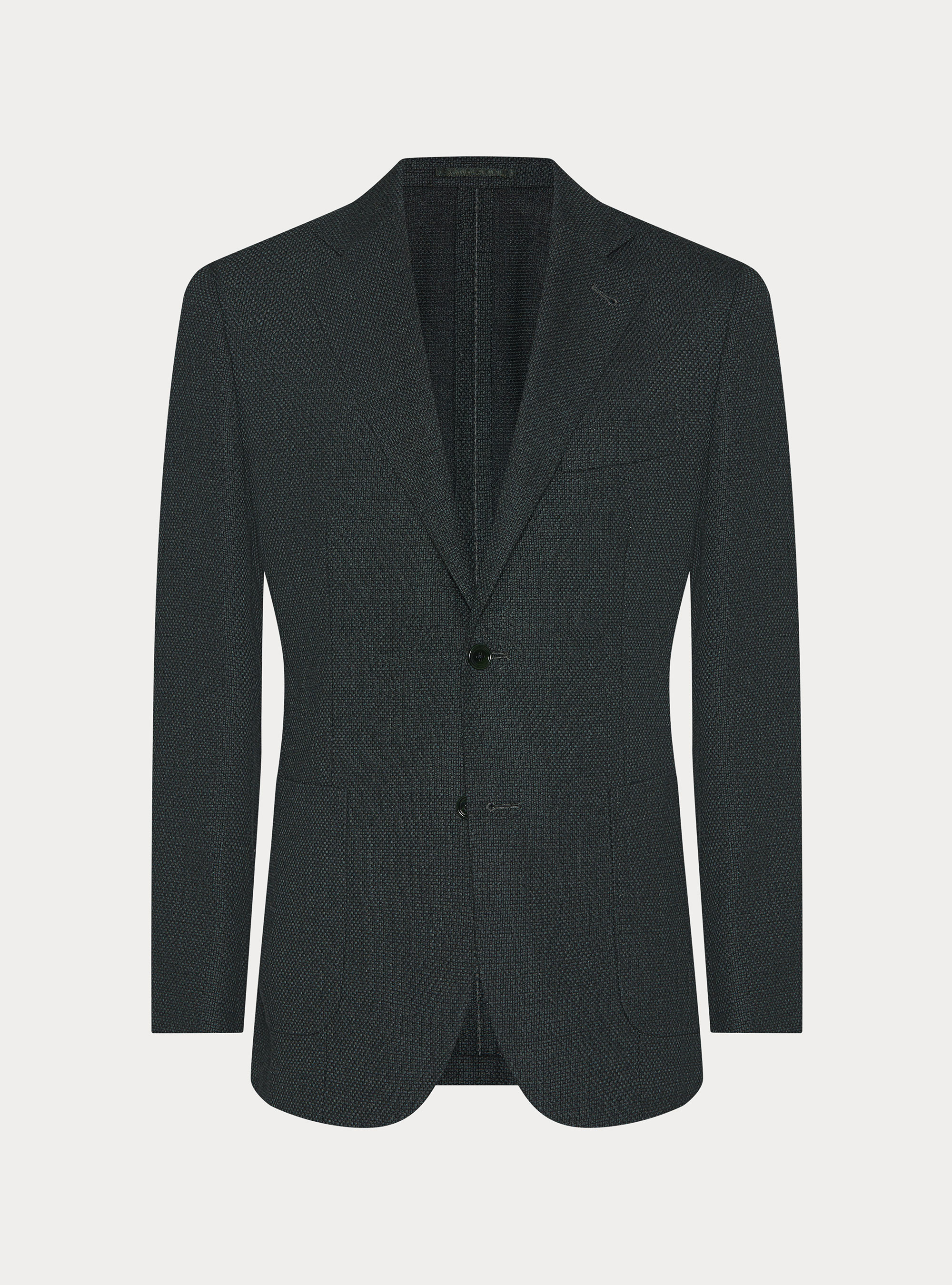 Wool Hopsack Blazer, GREEN