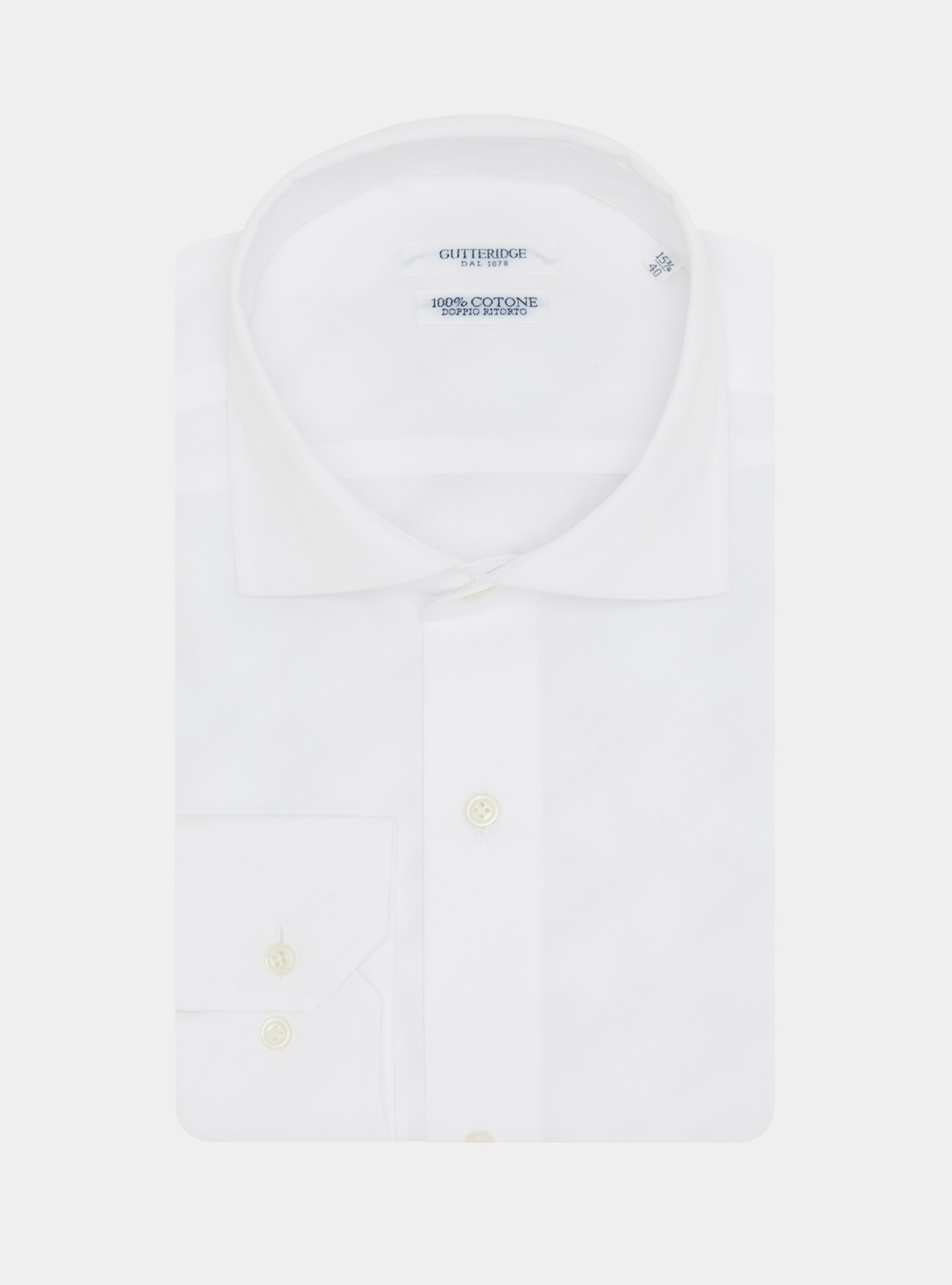 Camisa de algod&oacute;n fil a fil, BLANCO