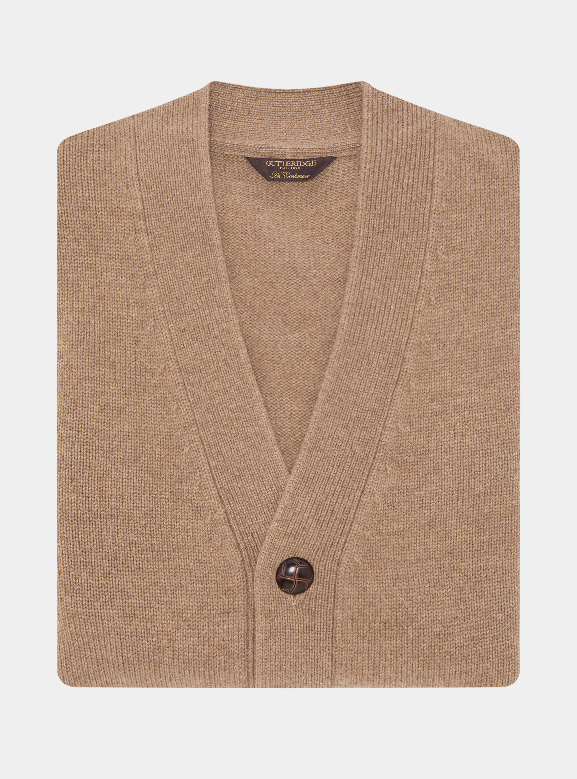Wool and cashmere cardigan sweater, CAMMELLO 0570C