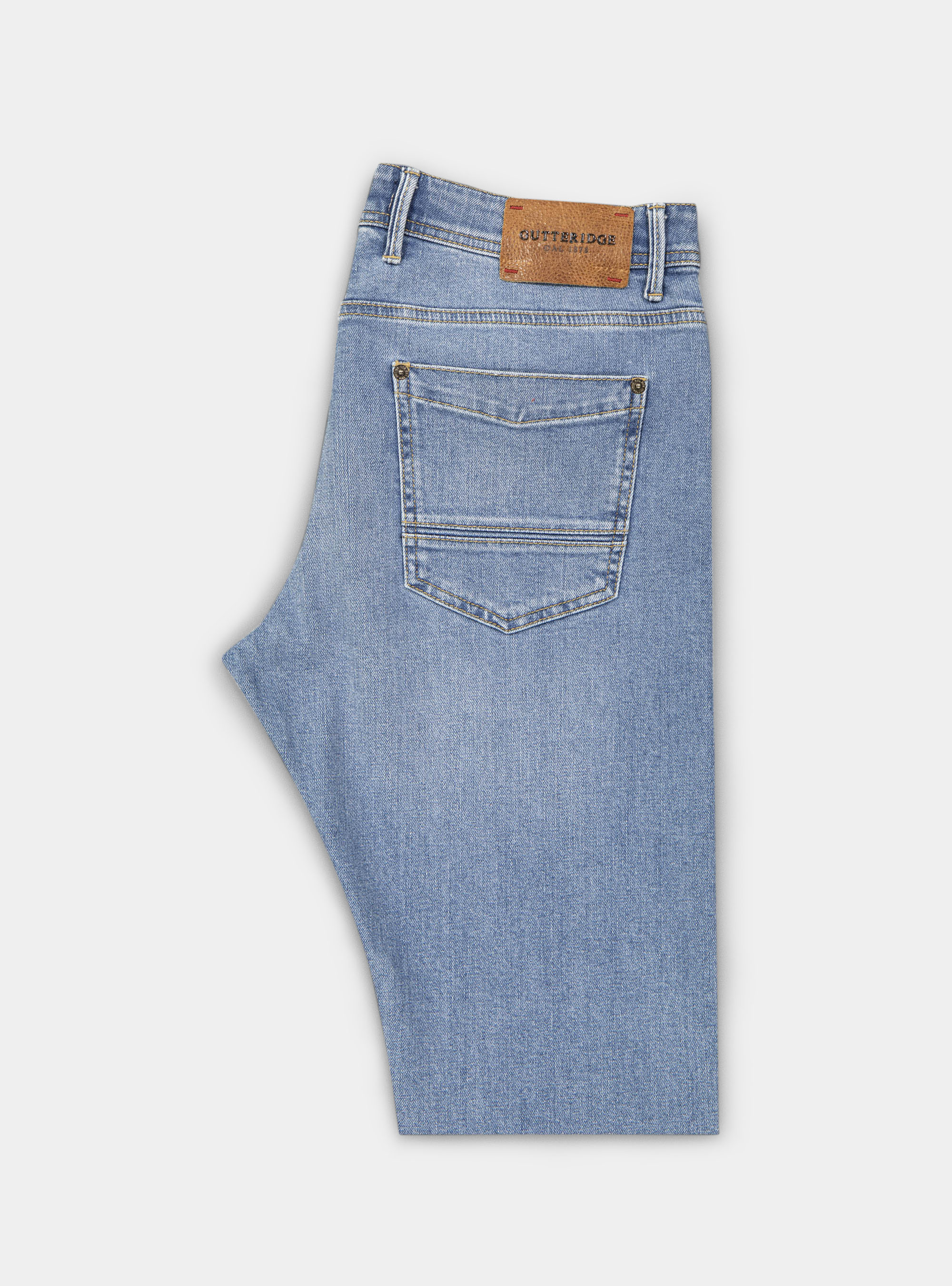 Vaqueros regular fit, AZUL MEDIO