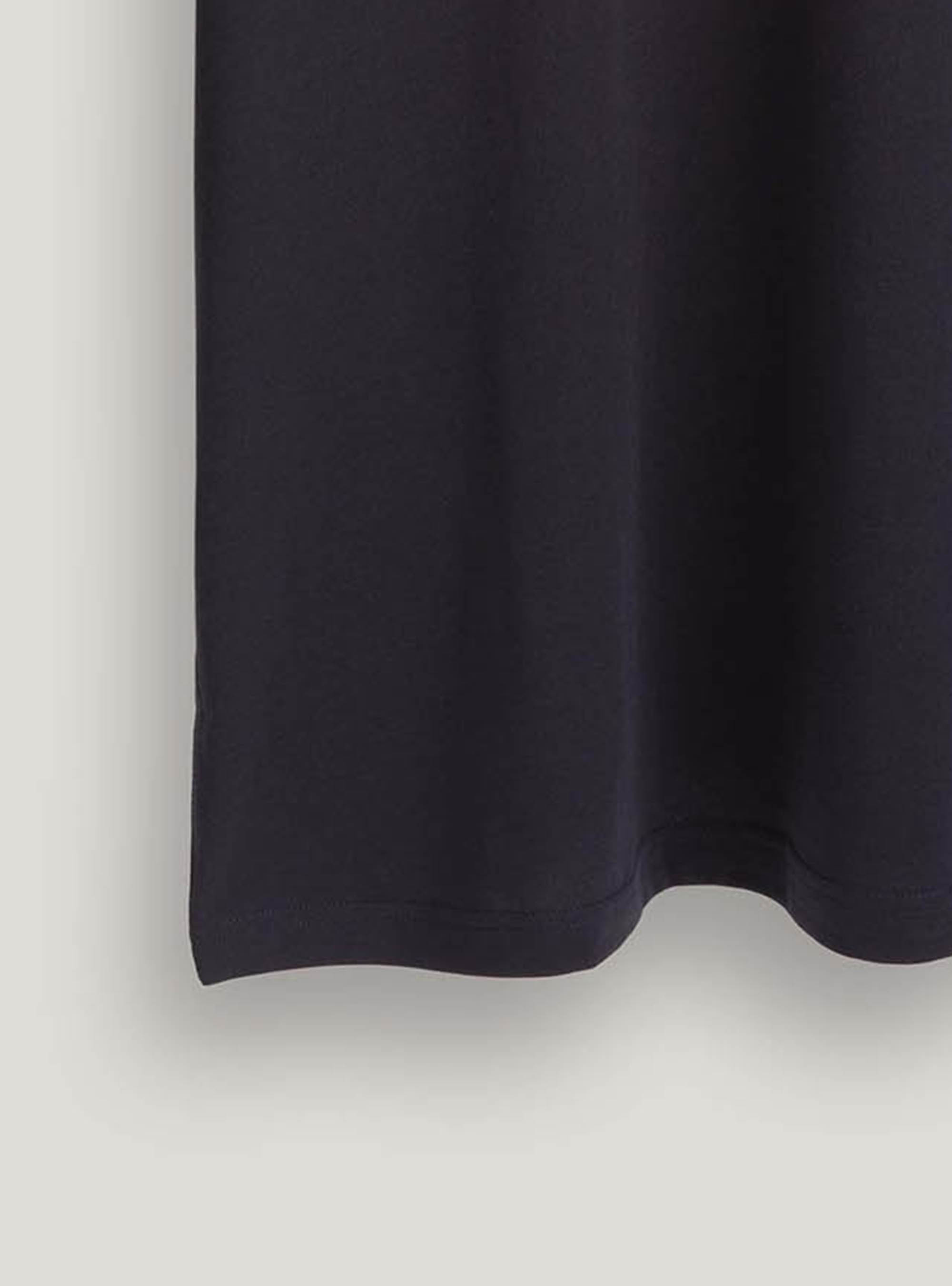 Supima cotton jersey half sleeve t-shirt, NAVY BLUE