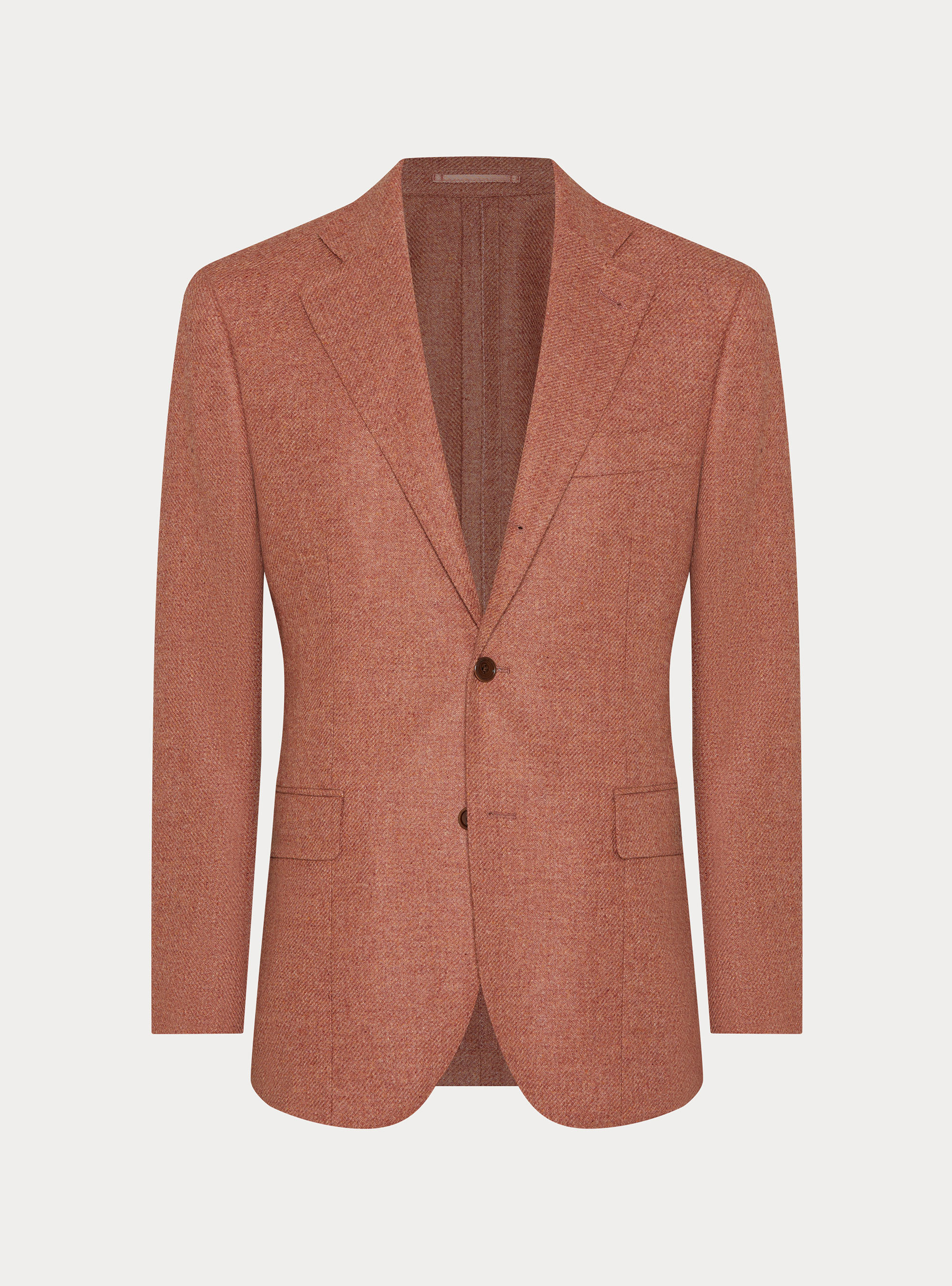 Wool and Cashmere Blazer Lanificio di Pray, 0441C ROSA SCURO