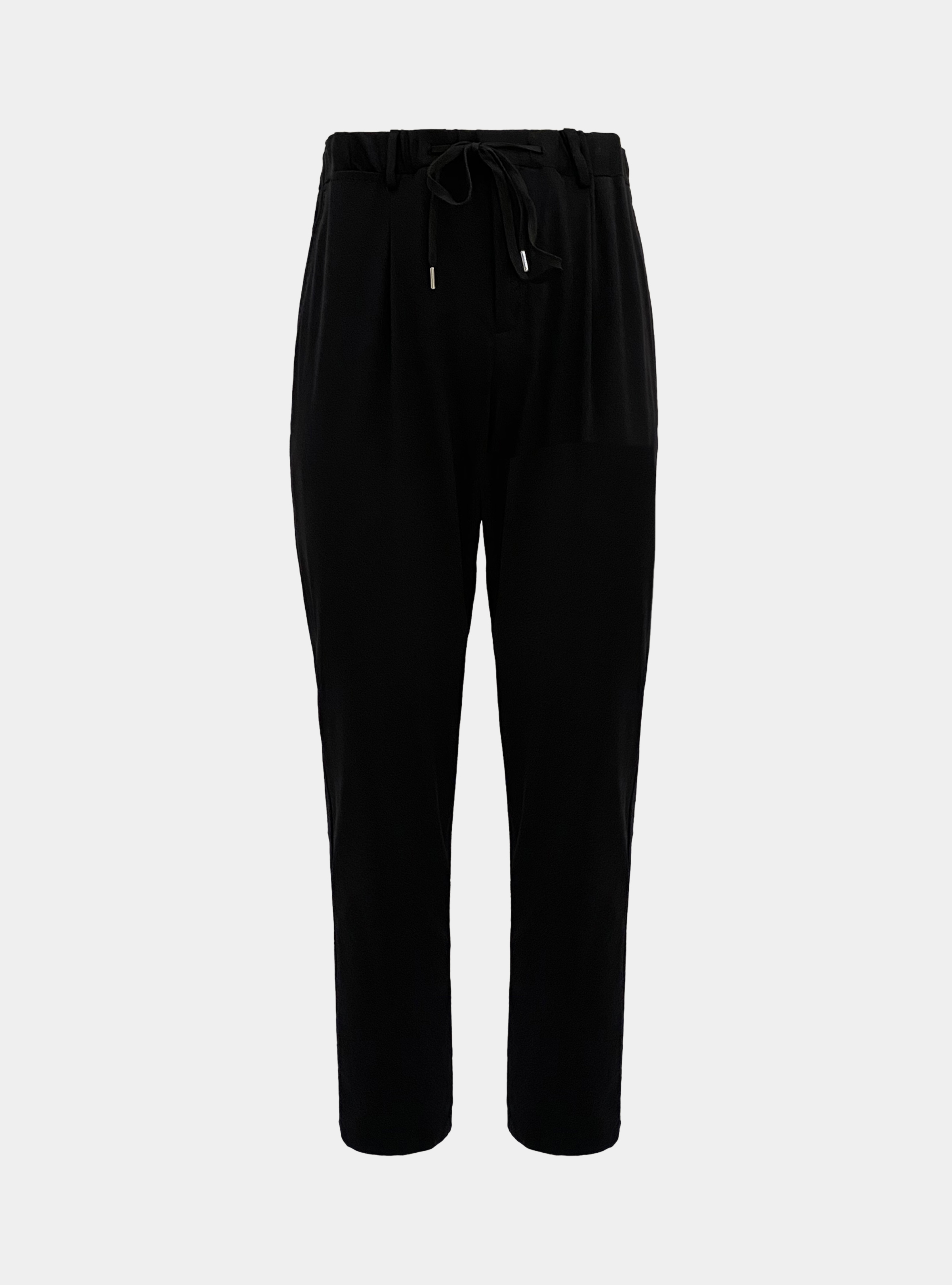 Joggers trousers in technical travelwear fabric, BLACK