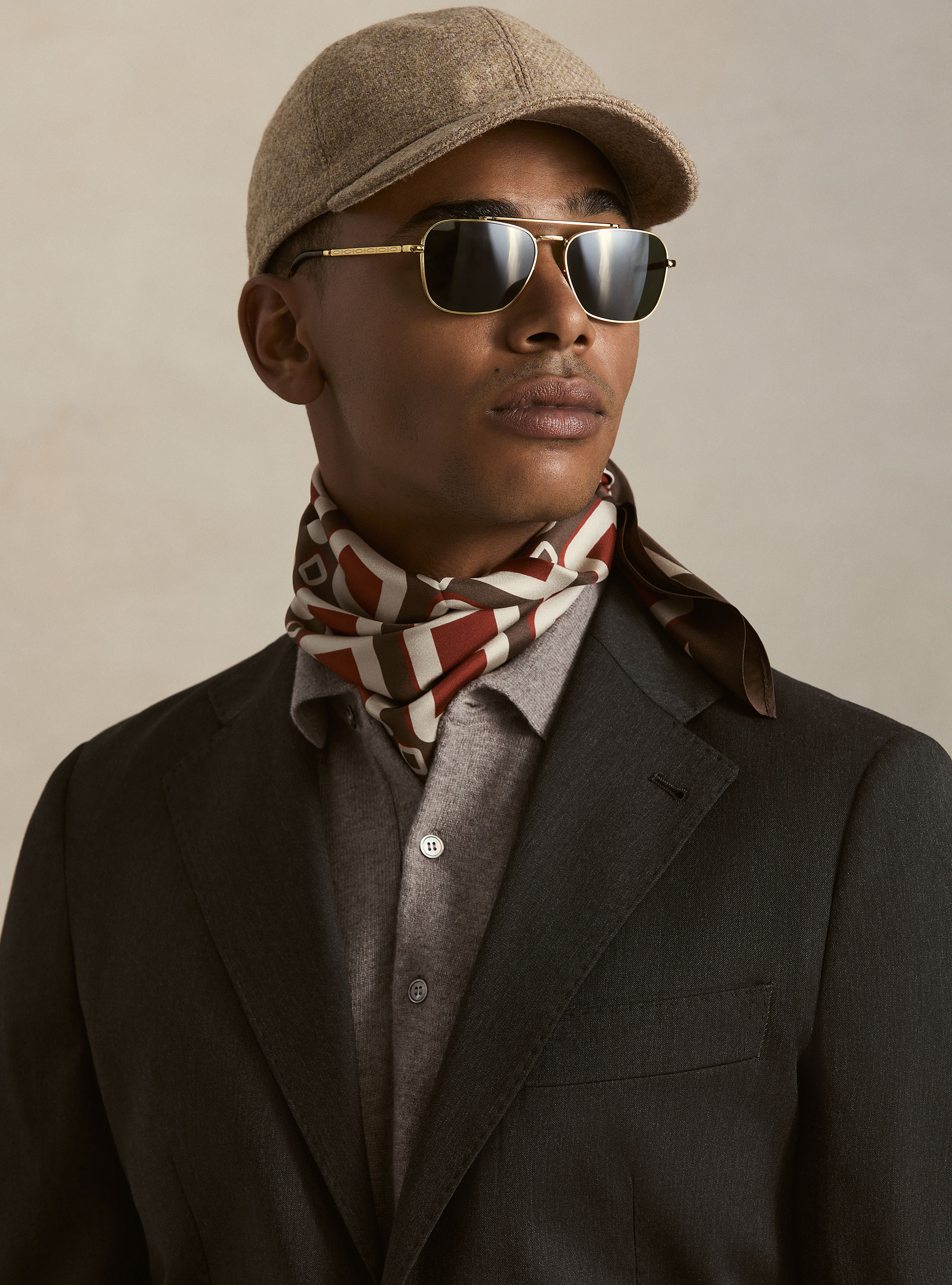 Giacca abito classico slim fit, ASFALTO