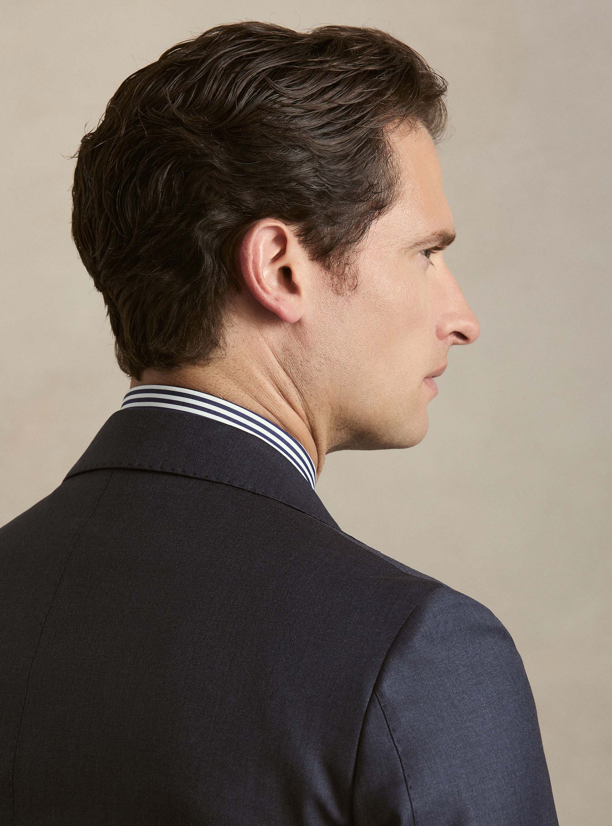 Pure wool suit blazer by Vitale Barberis Canonico, INK