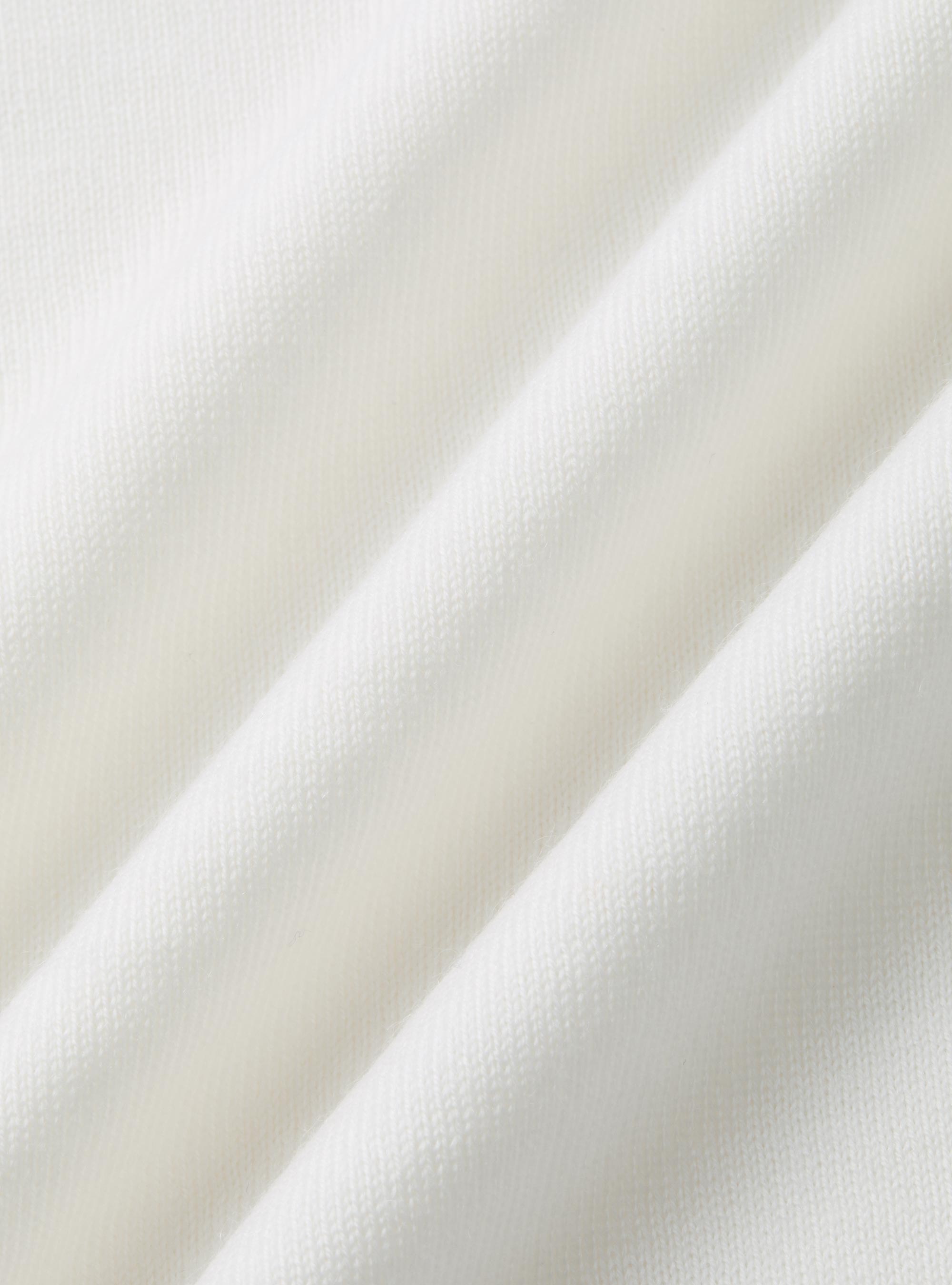 Turtleneck in pure extra-fine merino wool, WHITE