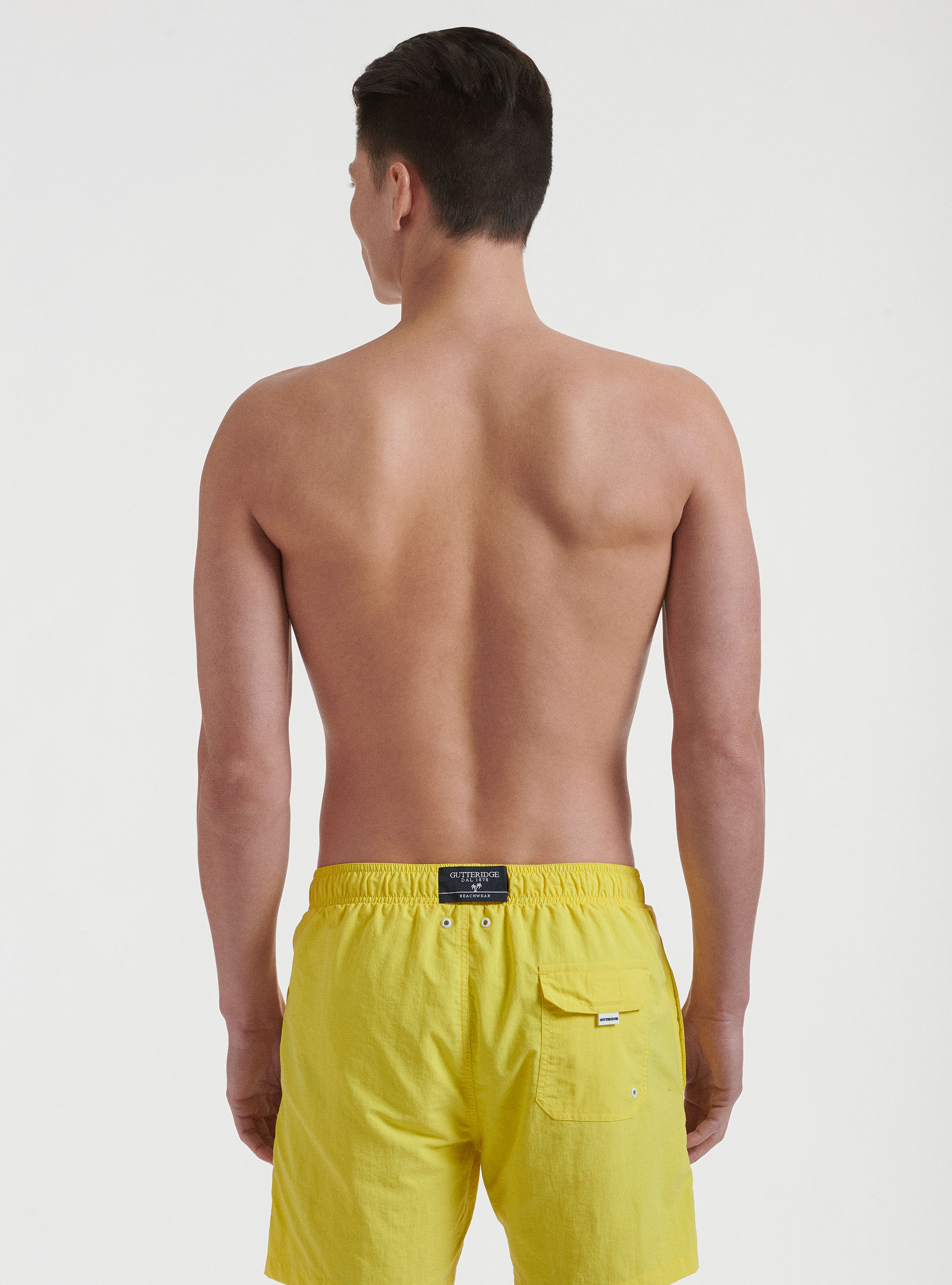 Solid-coloured swimwear, YELLOW
