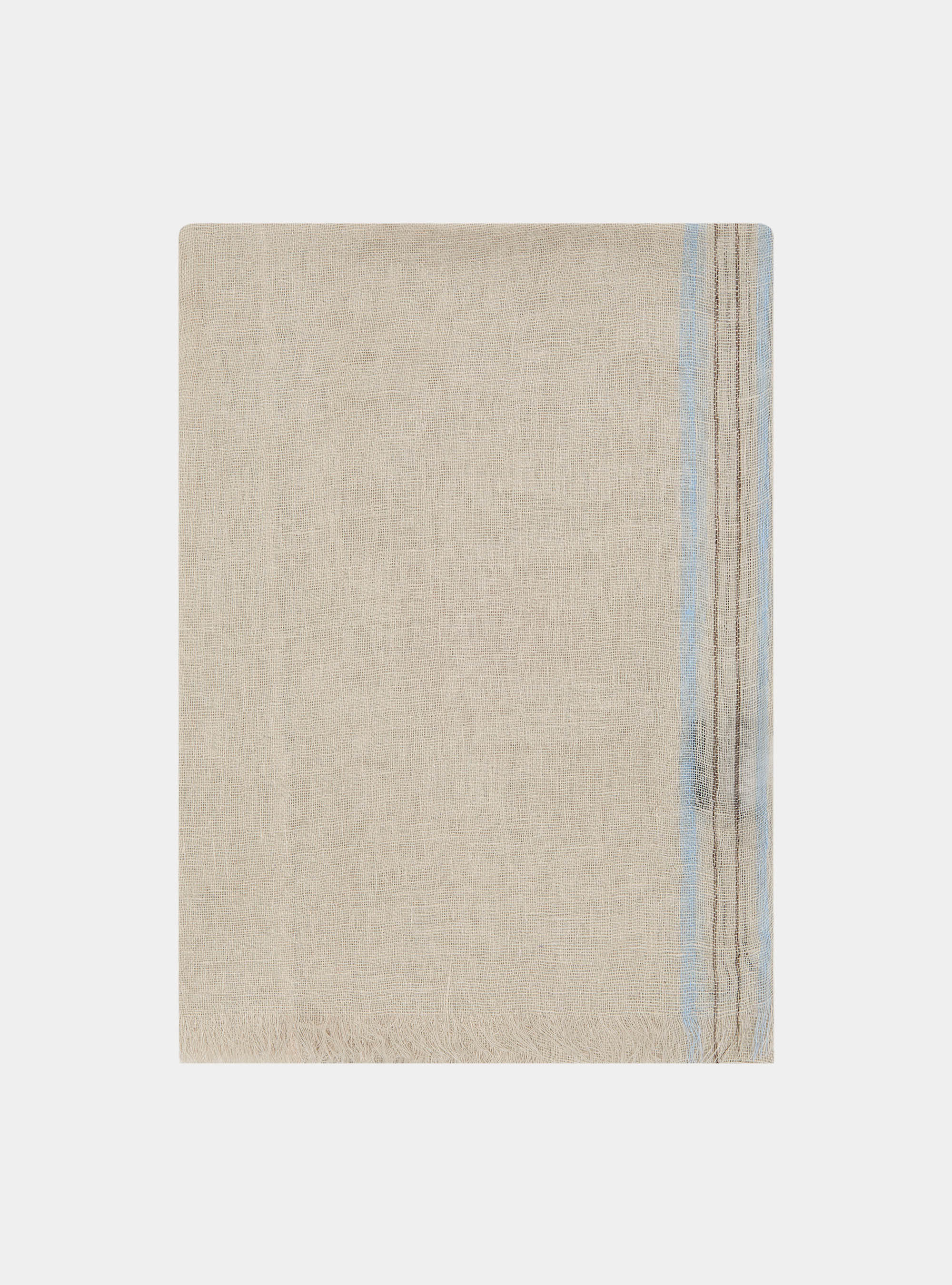 Pure linen scarf, SAND