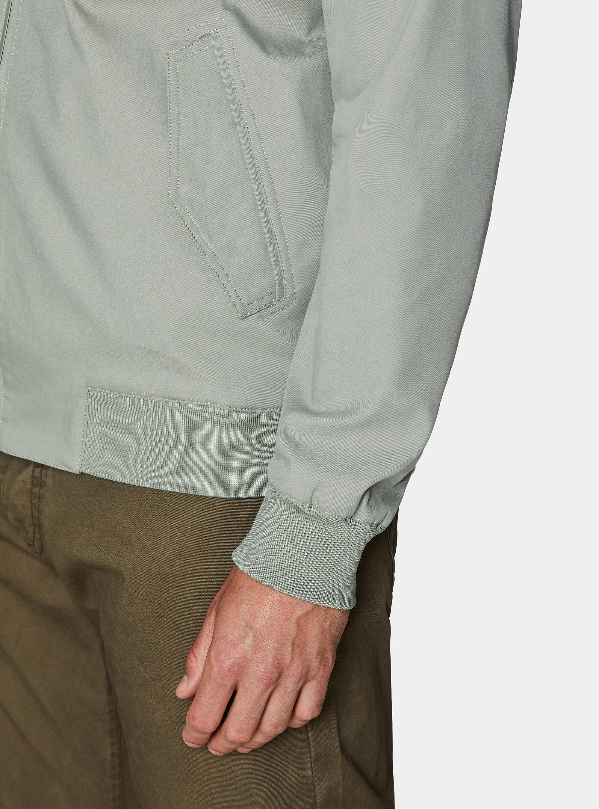 Cotton blend bomber jacket, SALVIA 0602C