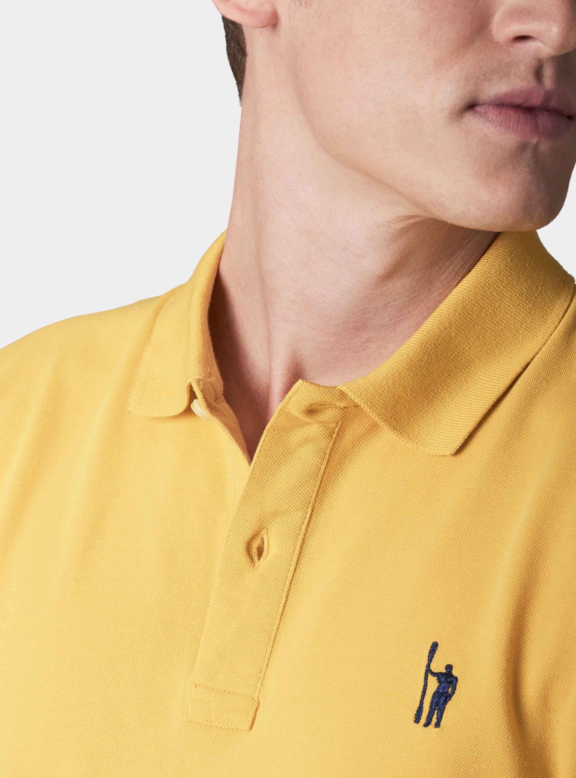 Basic piquet polo, YELLOW