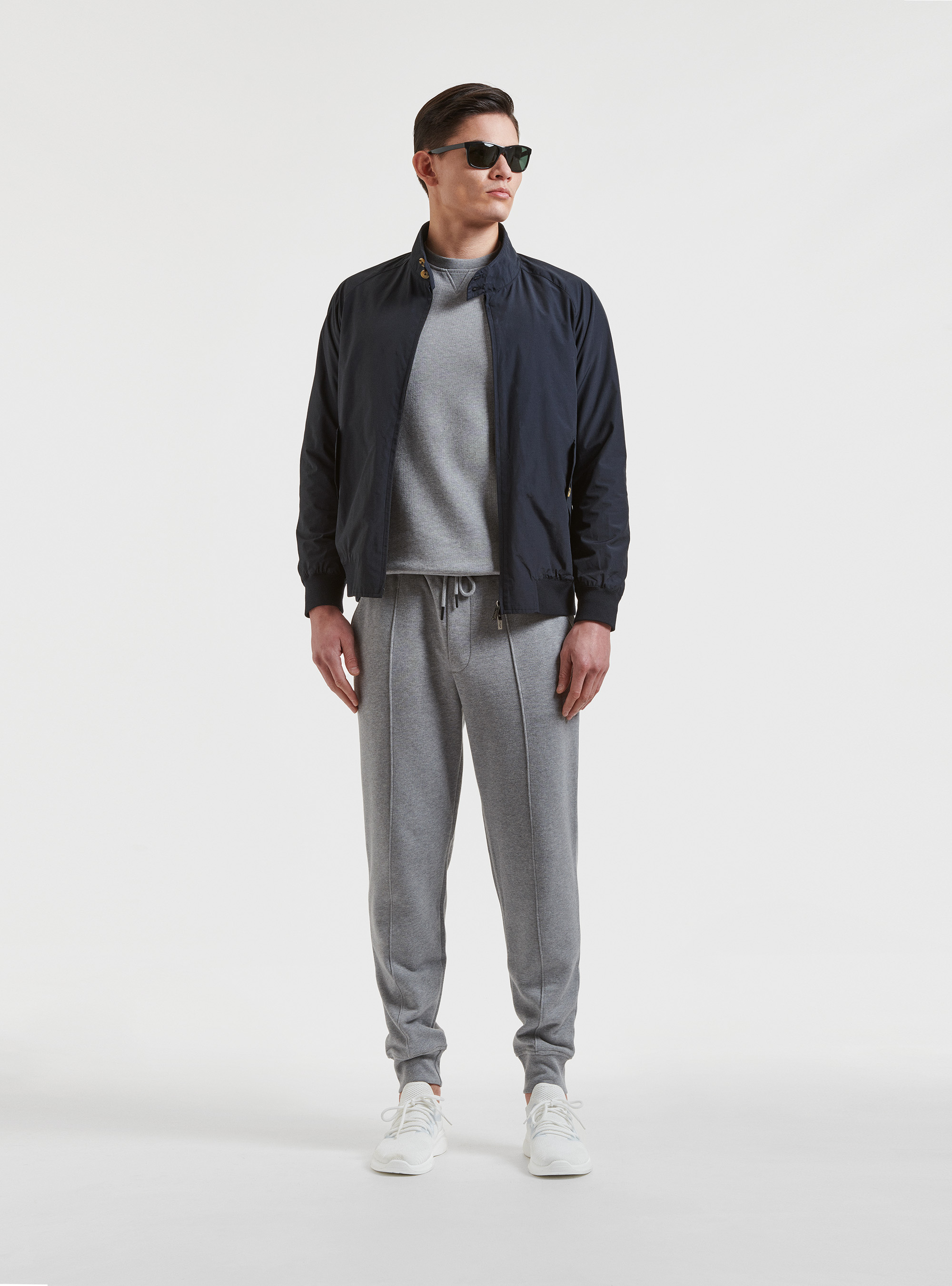 Solid-colour sweatshirt, LIGHT GREY MELANGE