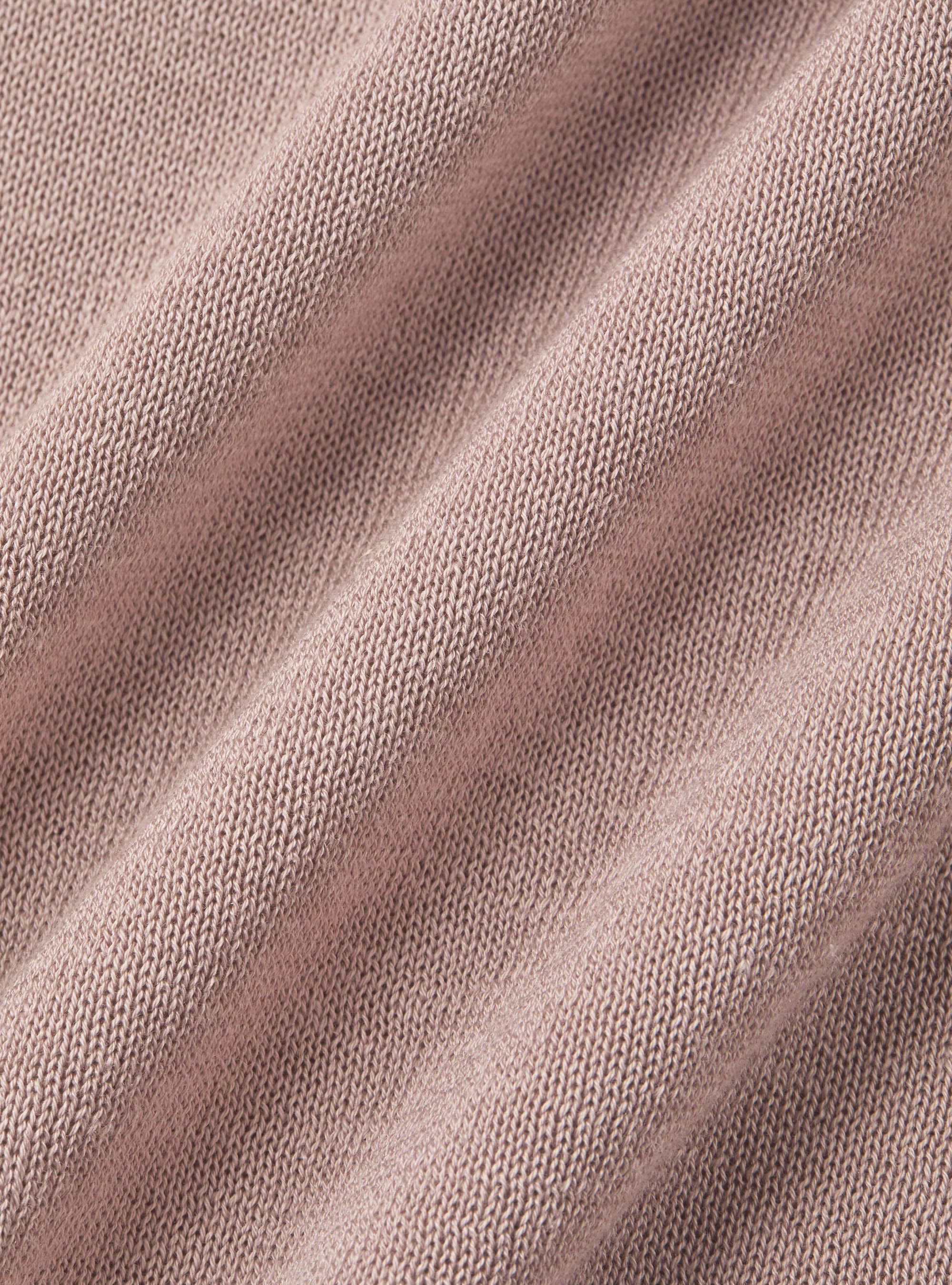 Polo de algod&oacute;n y seda, 0441C ROSA SCURO