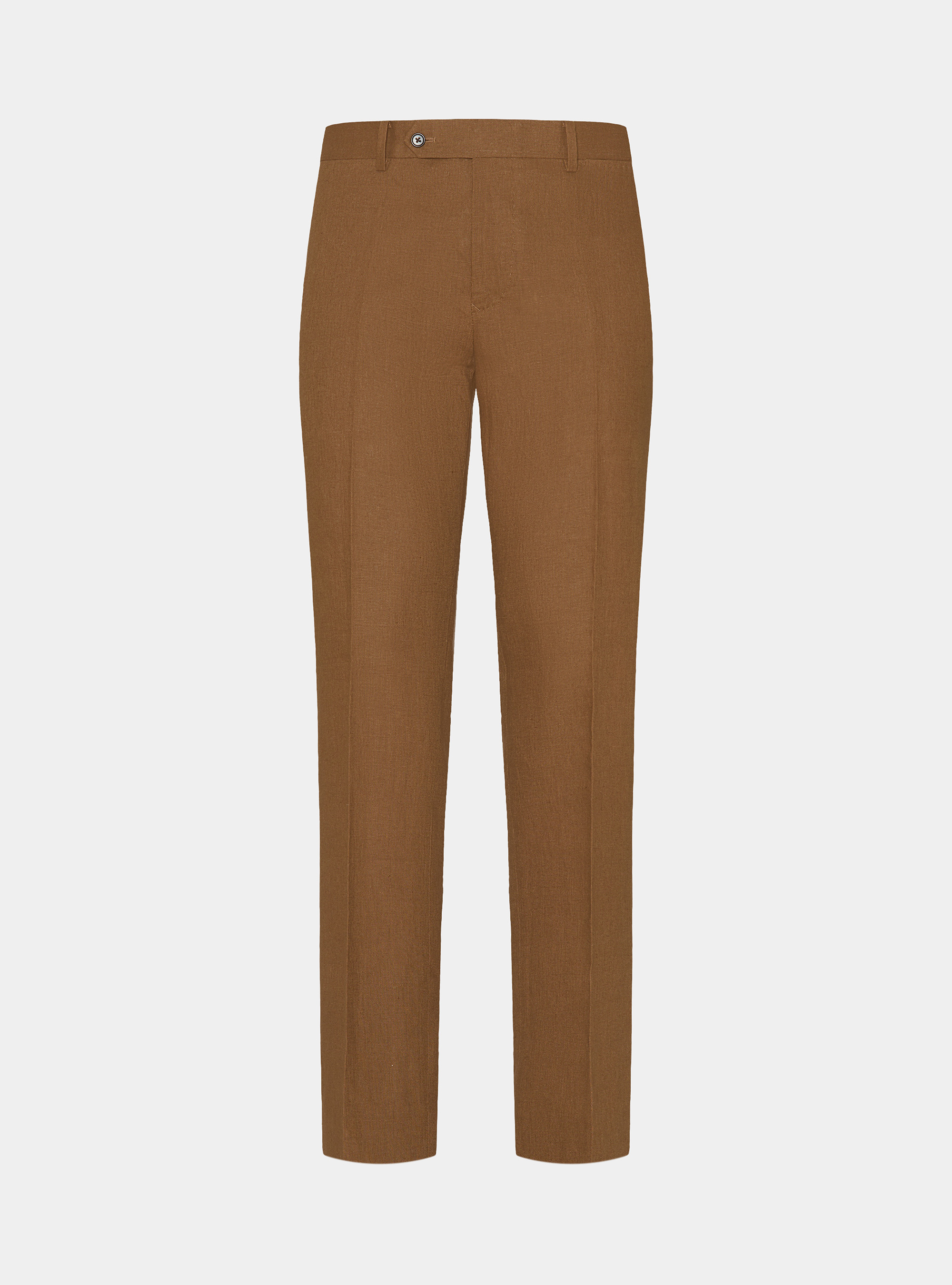 Pure linen suit trousers, MULTICOLOR
