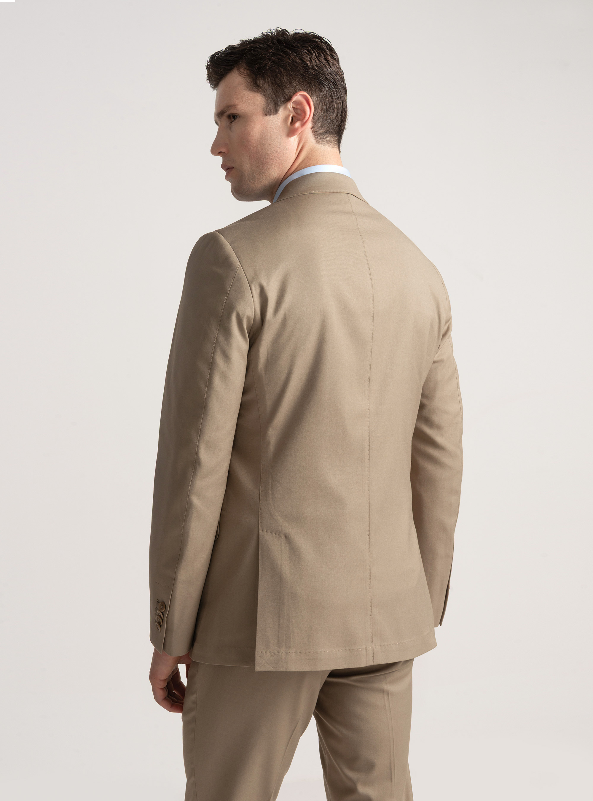 Slim fit suit blazer, MUD