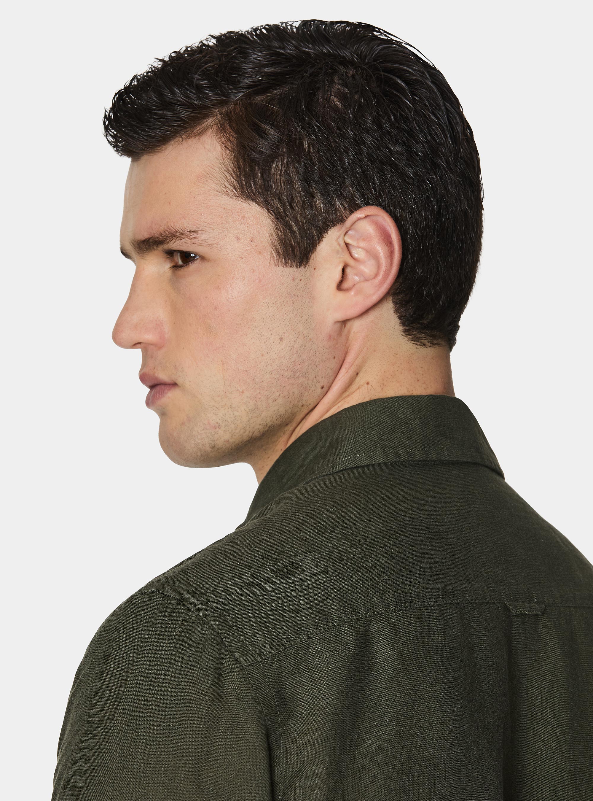 Camisa de lino puro, MILITARE 0609C