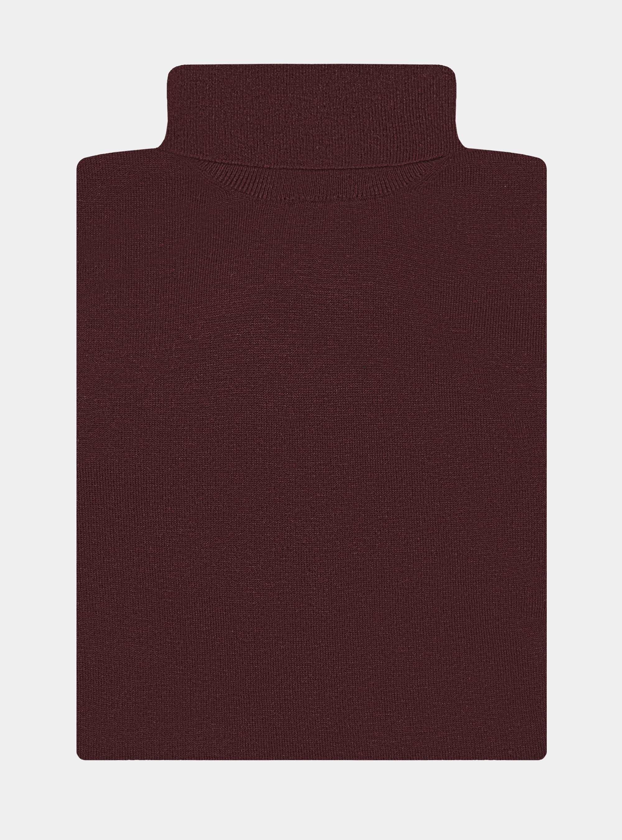 Dolcevita in cotone seta e cashmere, BORDEAUX